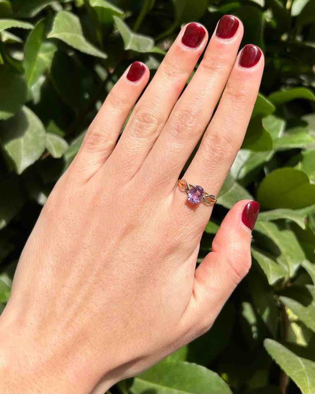 Bague vintage Améthyste "Cassandre"