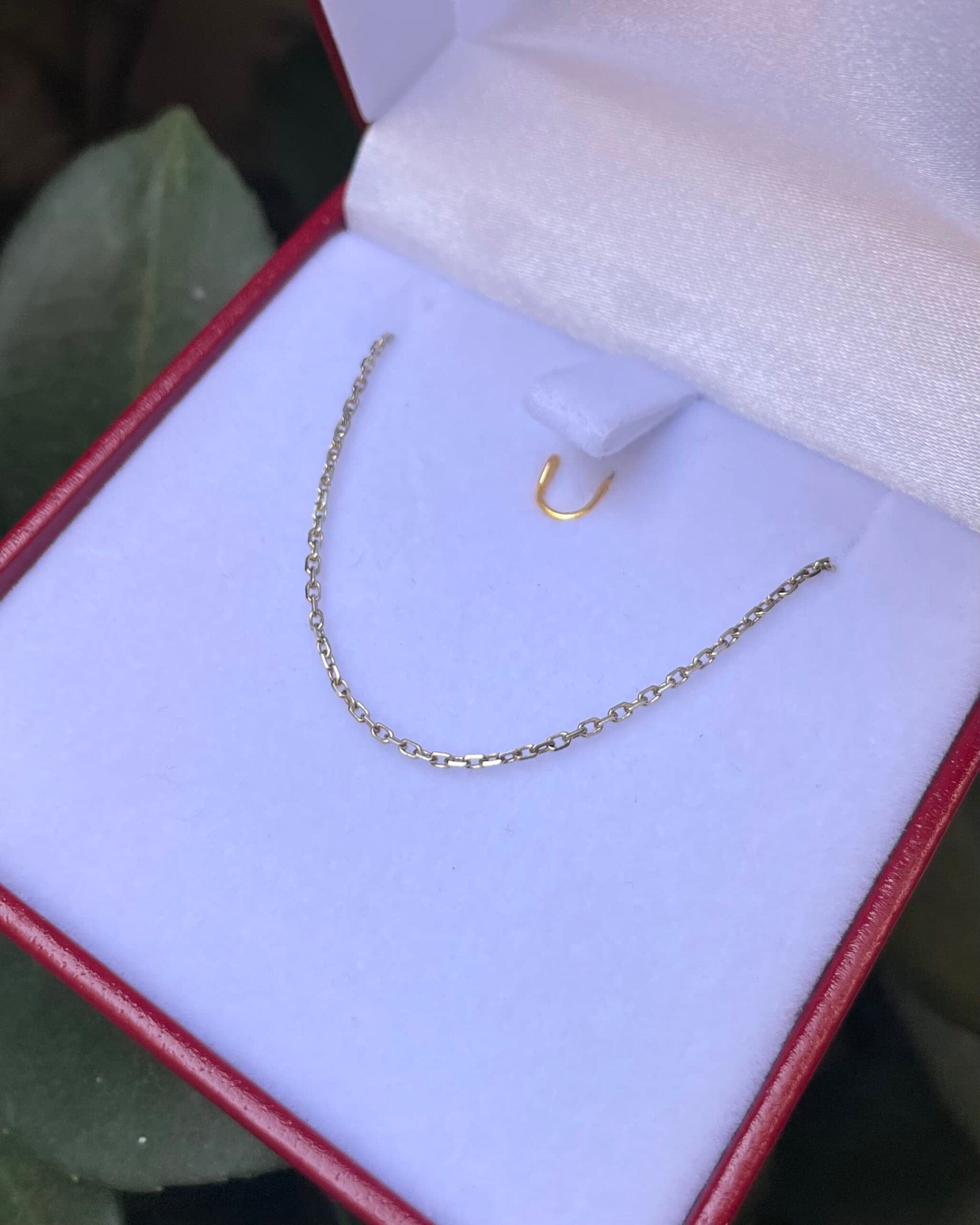 Chaîne Vintage Or Gris 18 Carats "Lucie"