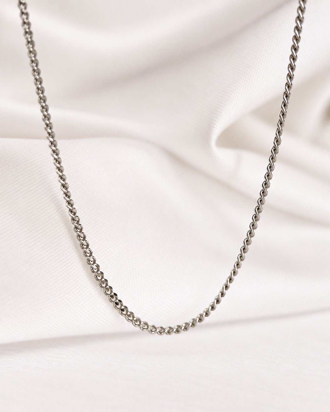 Chaîne Or Gris 18 carats "Lydie" - Elliade Paris