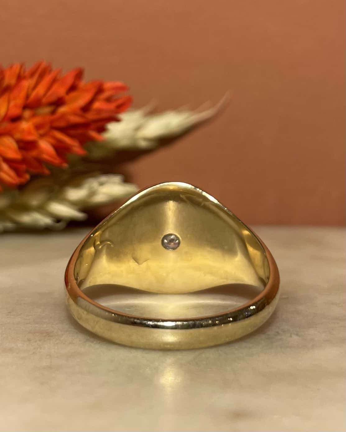 Chevalière Étoilé Diamant "Asma" - Elliade Paris