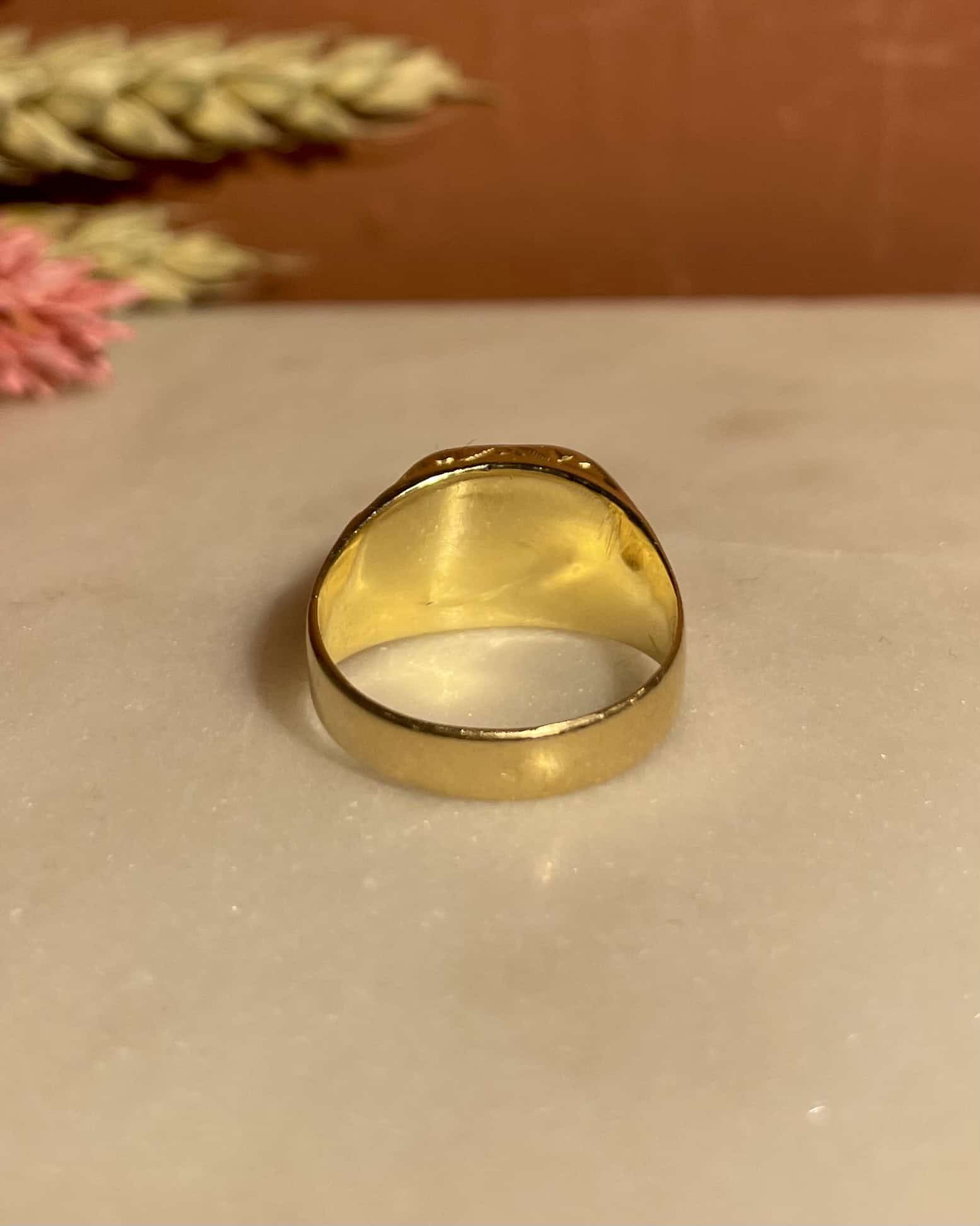 Chevalière Grenat 0.70 carat "Méloé" - Elliade Paris