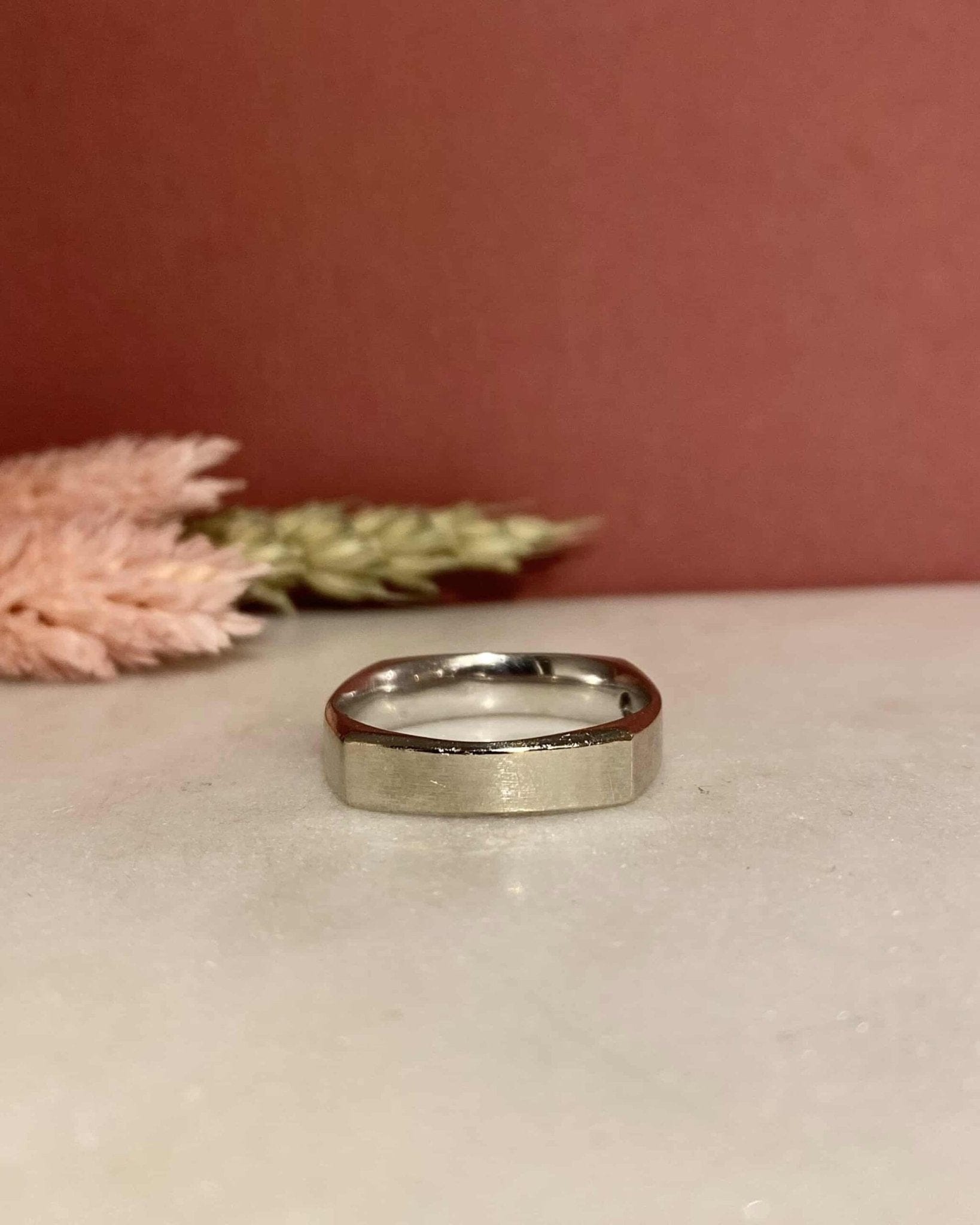 Chevalière Jonc Vintage Diamant "Camille" - Elliade Paris