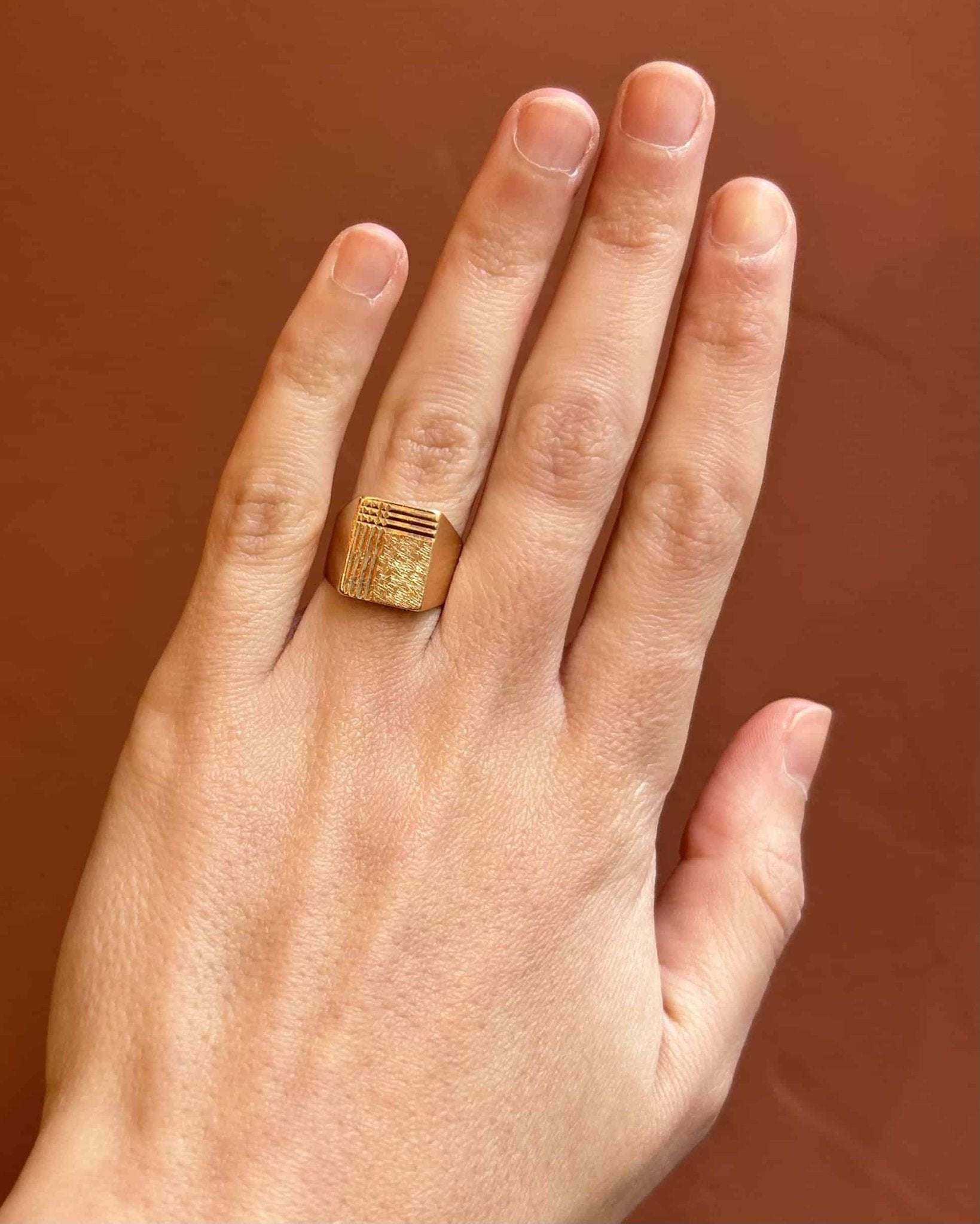 Chevalière Or 18 carats "Esteban" - Elliade Paris