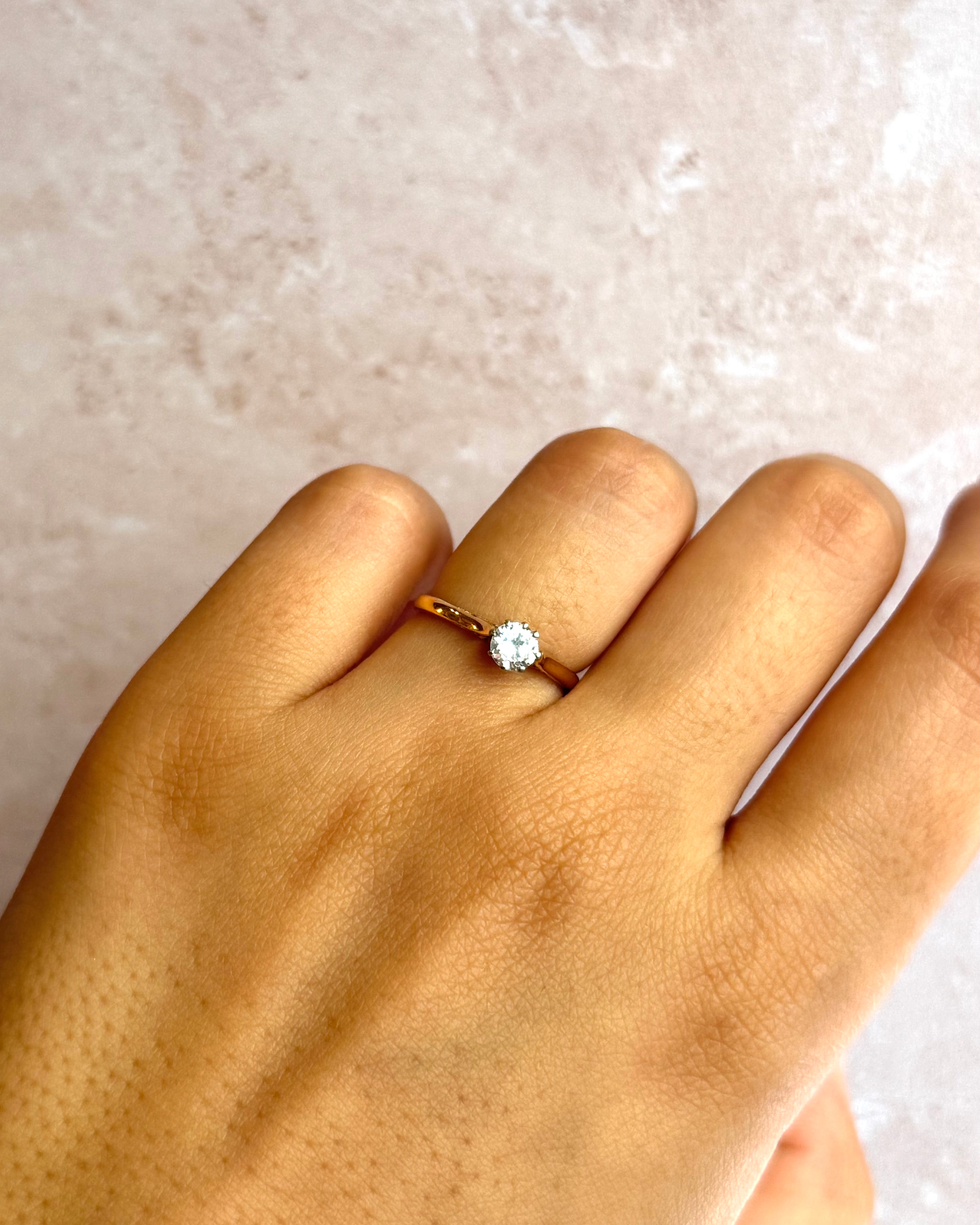 Solitaire Diamond Ring 0.25 Carat "Emy"