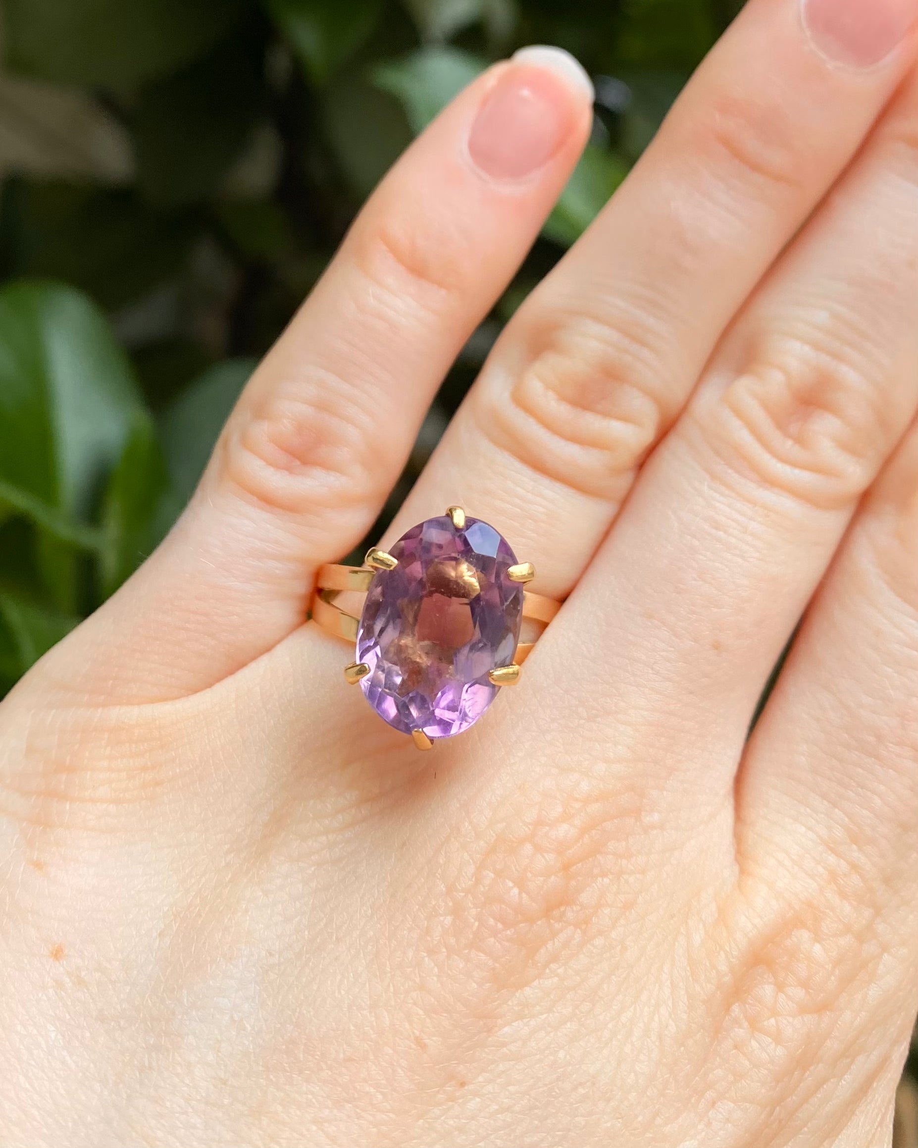 Bague Cocktail Améthyste 6.20 carats "Olyana"