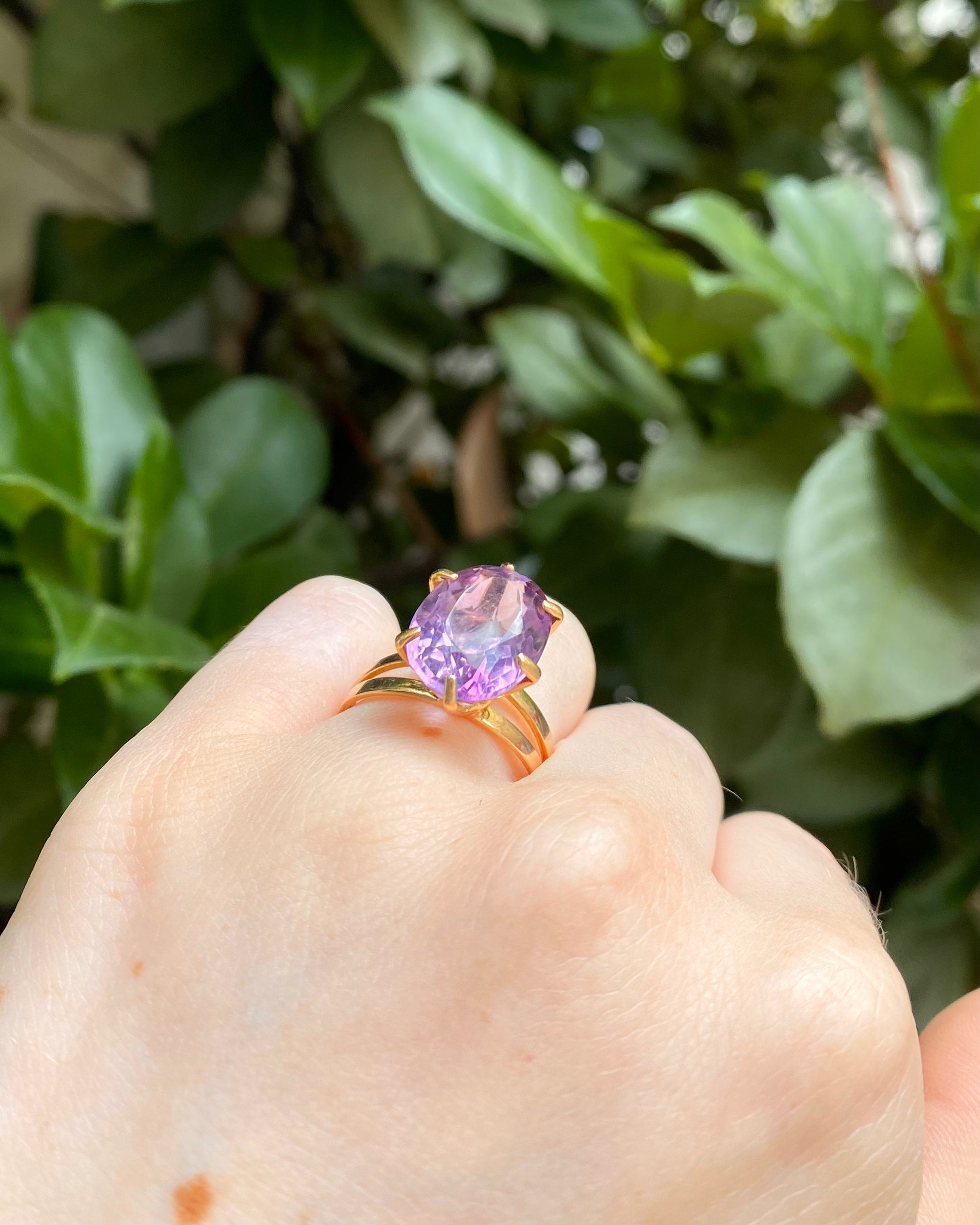 Bague Cocktail Améthyste 6.20 carats "Olyana"