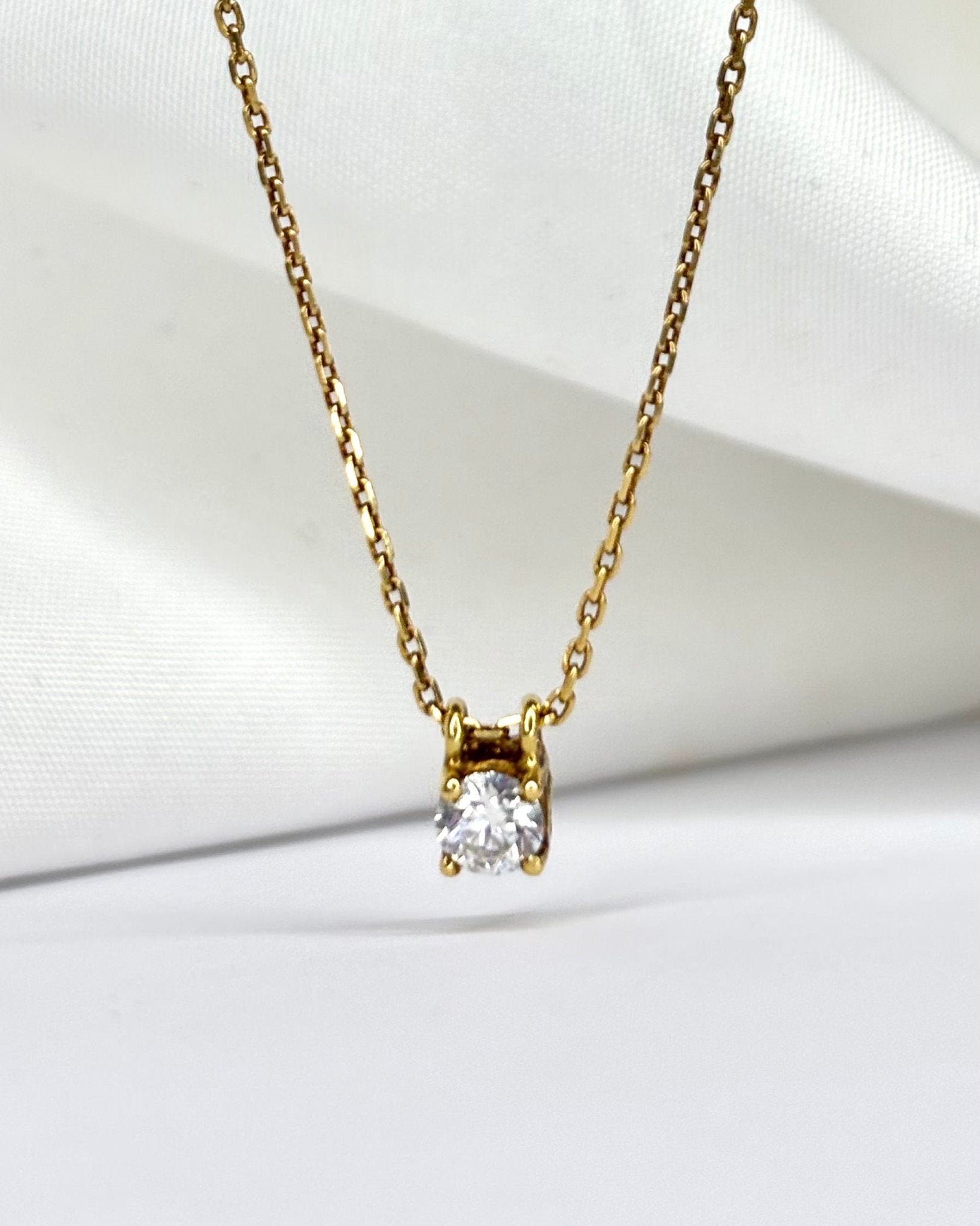 Collier Diamant 0.30 carat "Amanda" - Elliade Paris