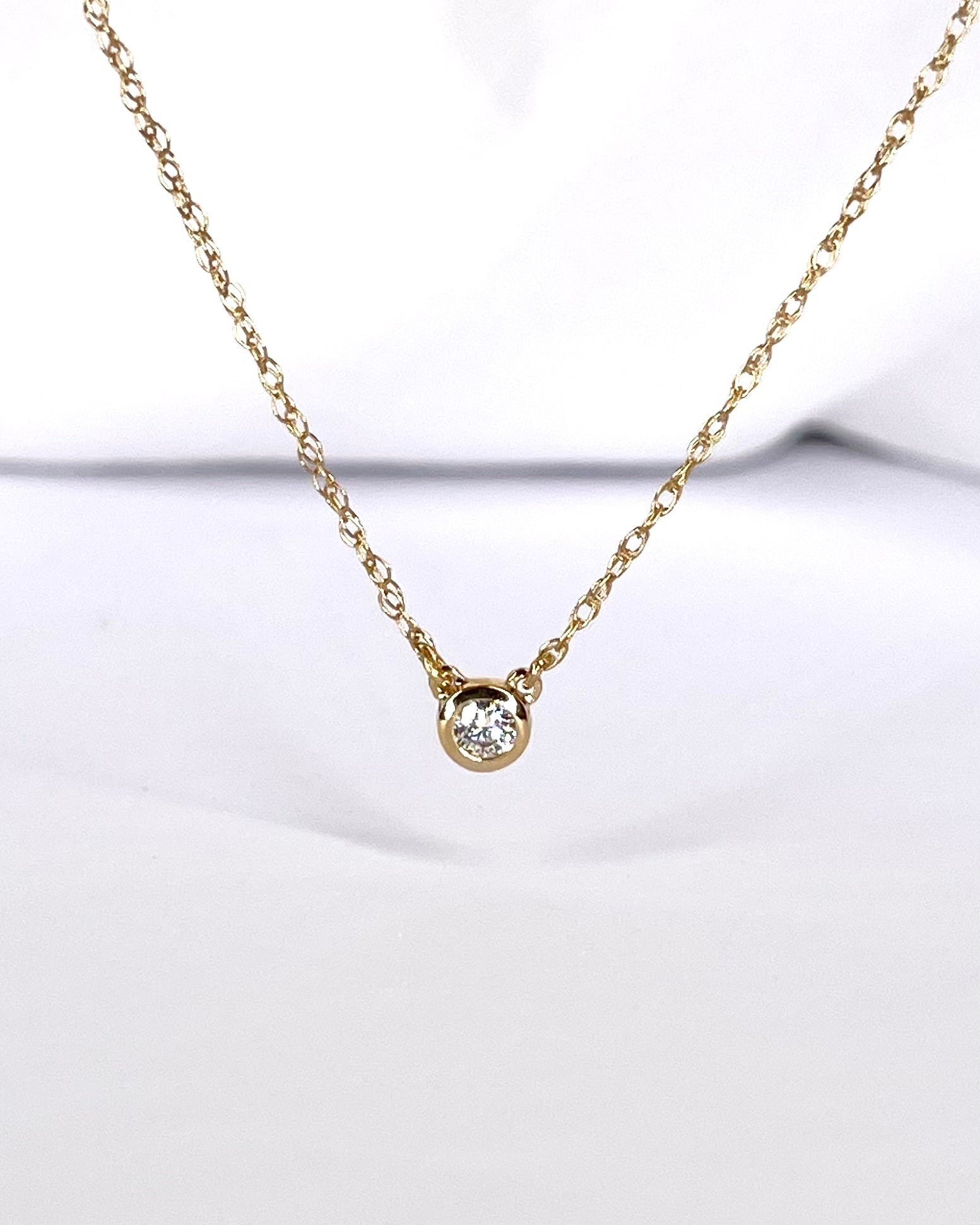 Collier Diamant "Léo" - Elliade Paris