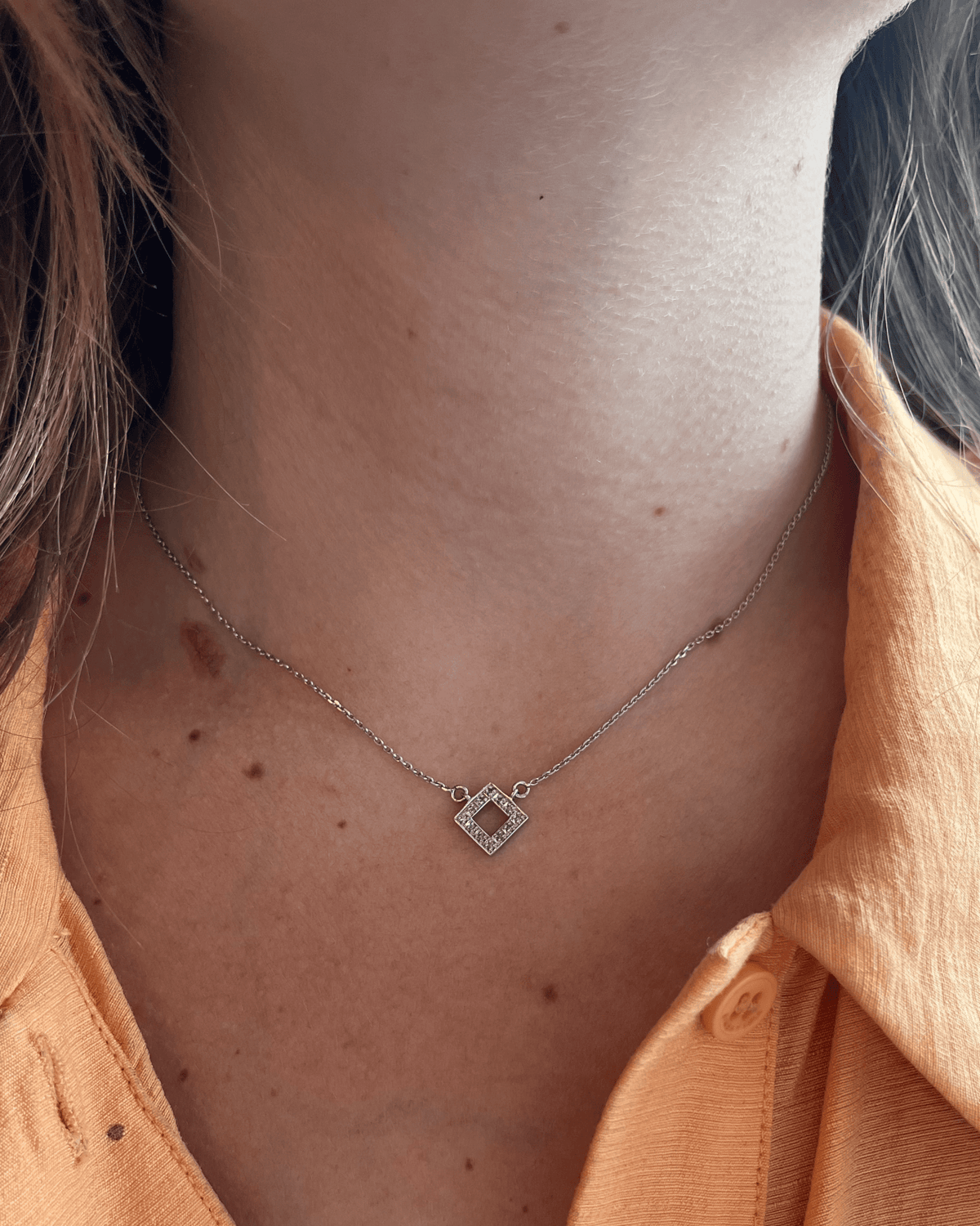 Collier diamants vintage "Léolia" - Elliade Paris