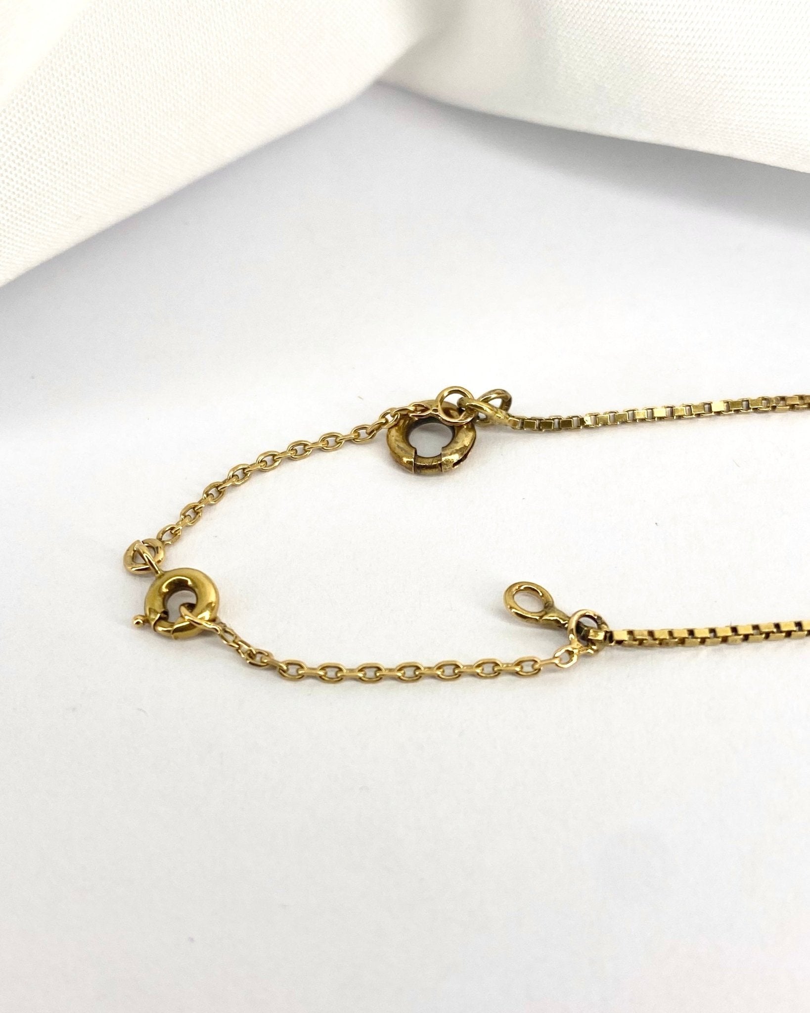 Collier Or 3,74g & Diamant 0.20 carat "Irma" - Elliade Paris