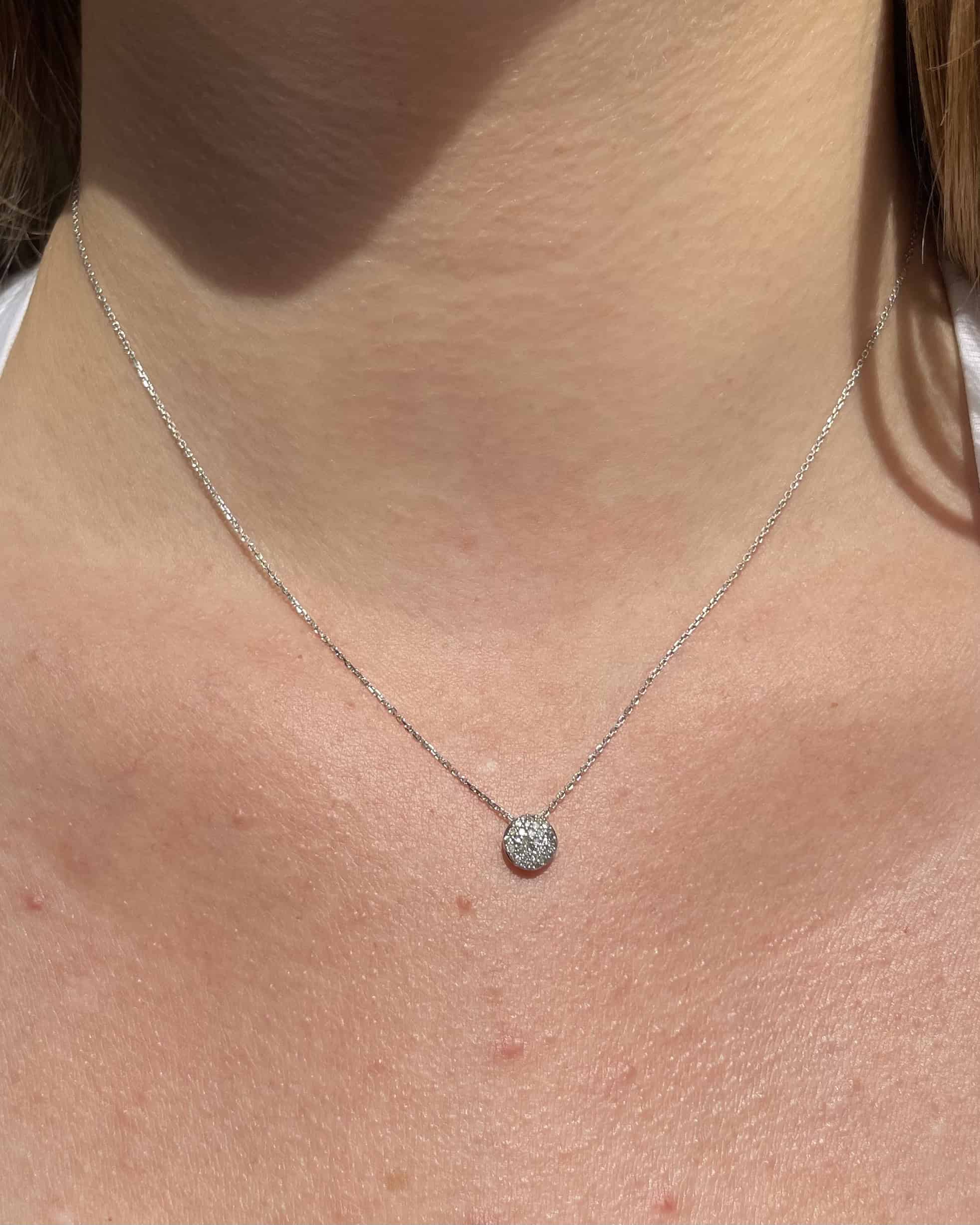 Collar vintage "Sandy" de 30 diamantes