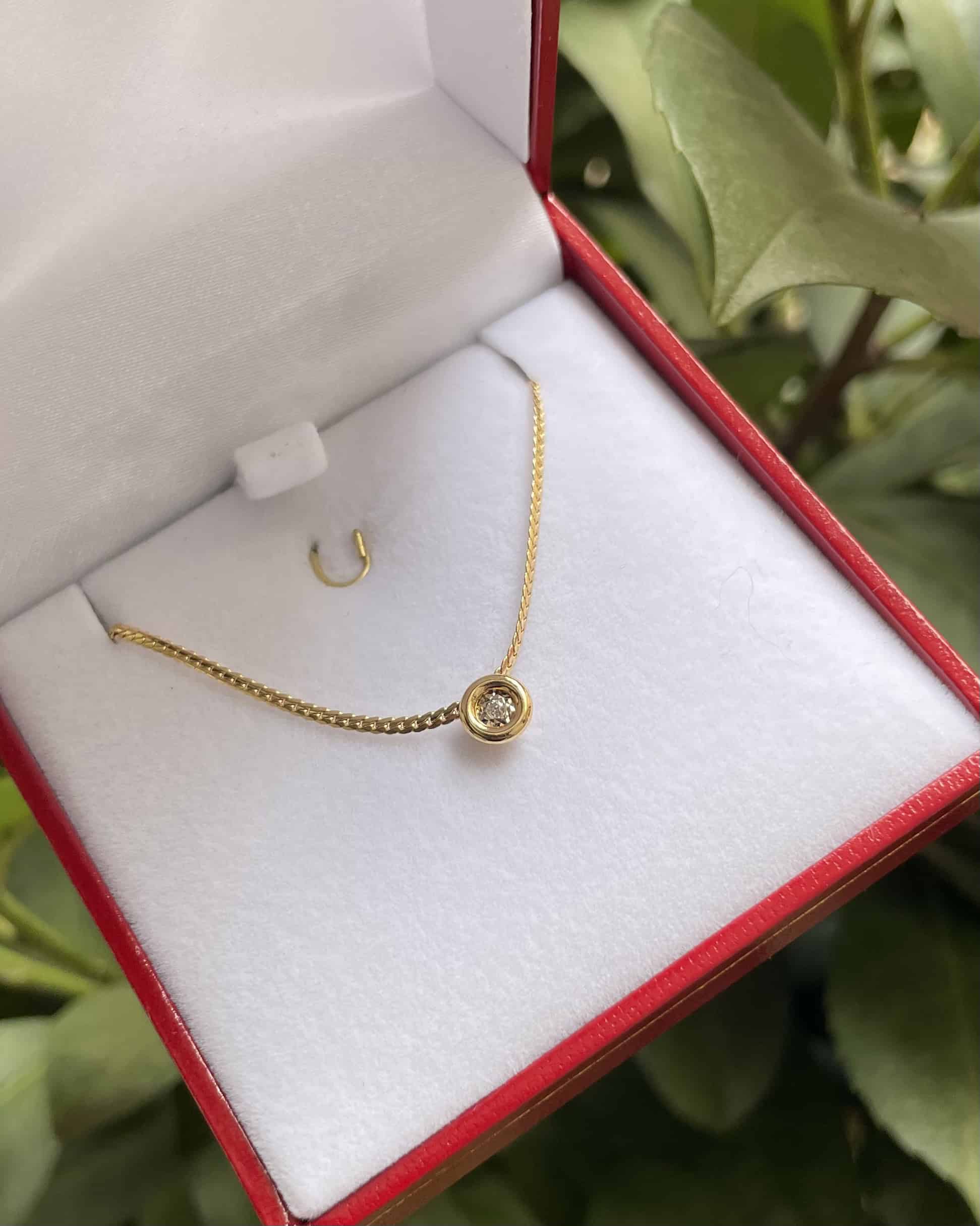 Collier Diamant Vintage "Tae"
