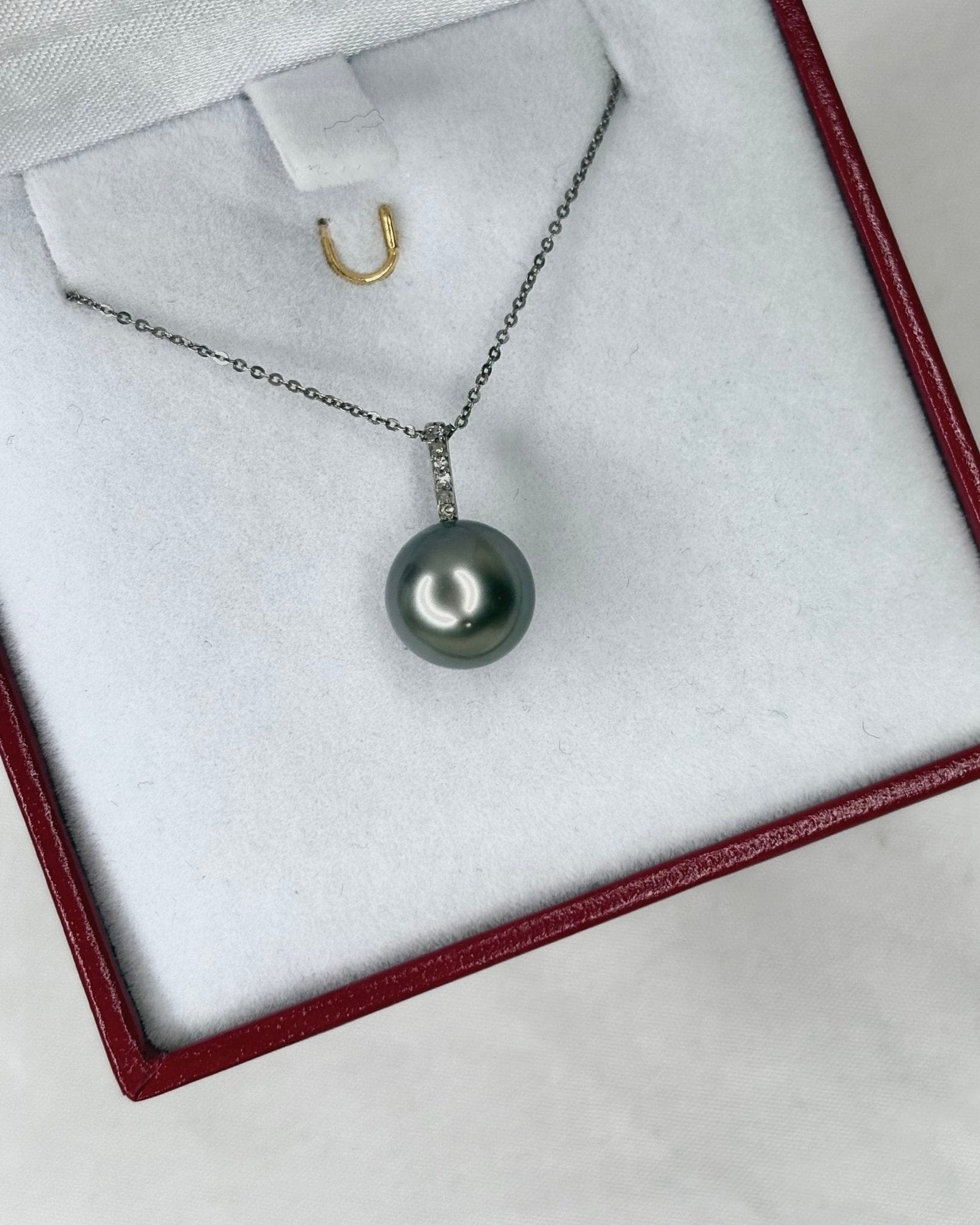Collier Perle & Diamants "Moana" - Elliade Paris