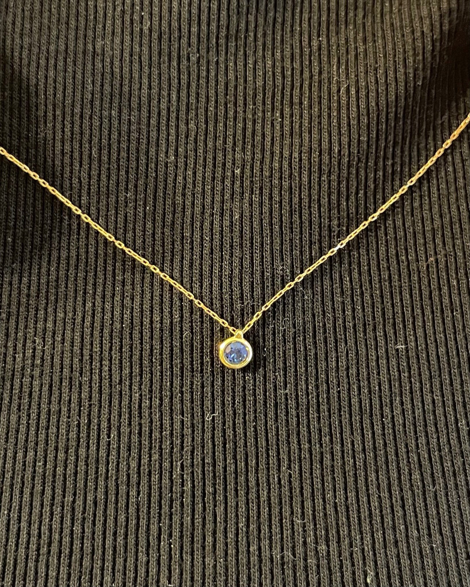 Collier Saphir 0.35 carat "Sacha" - Elliade Paris