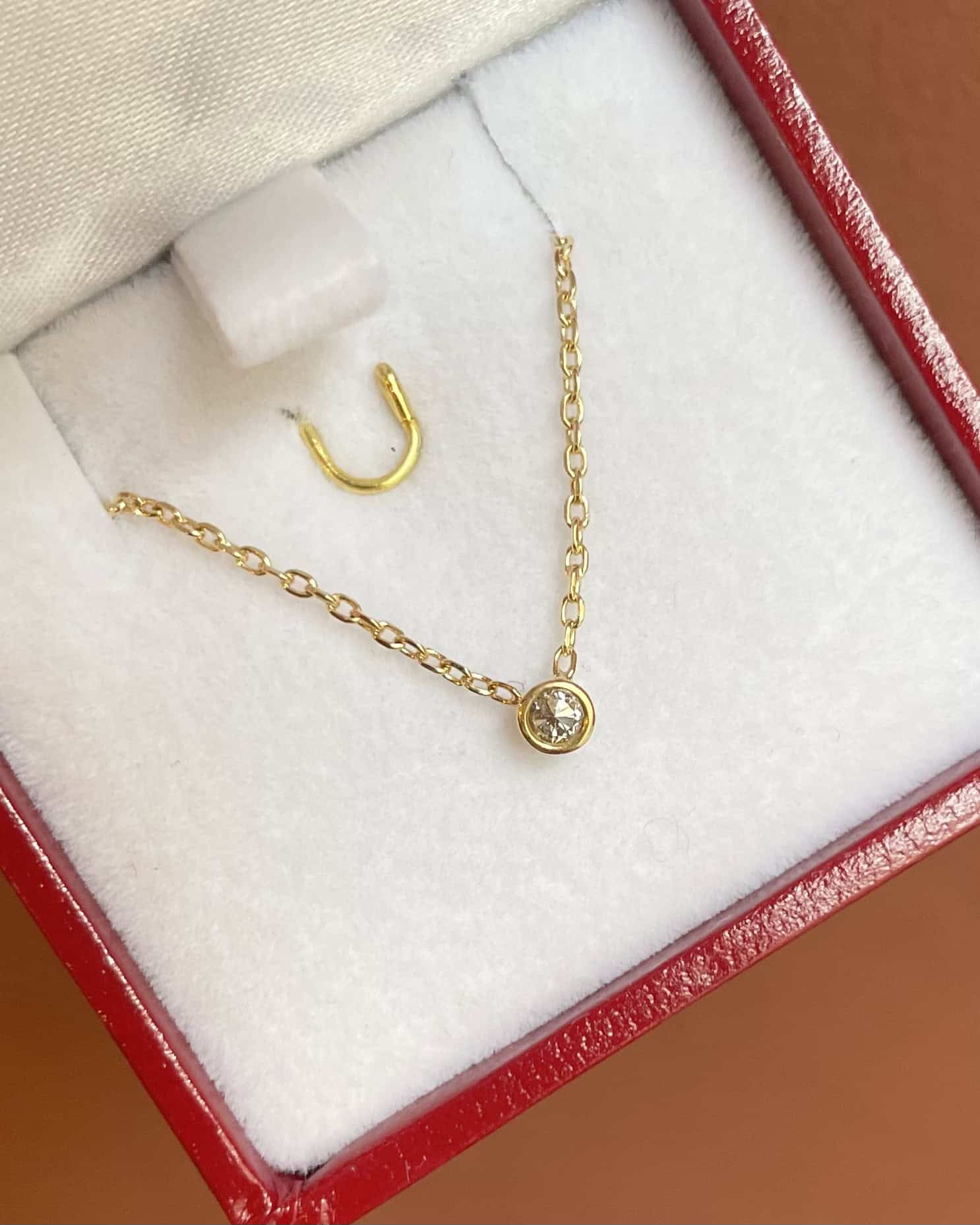 Collier Vintage Diamant "Ria" - Elliade Paris