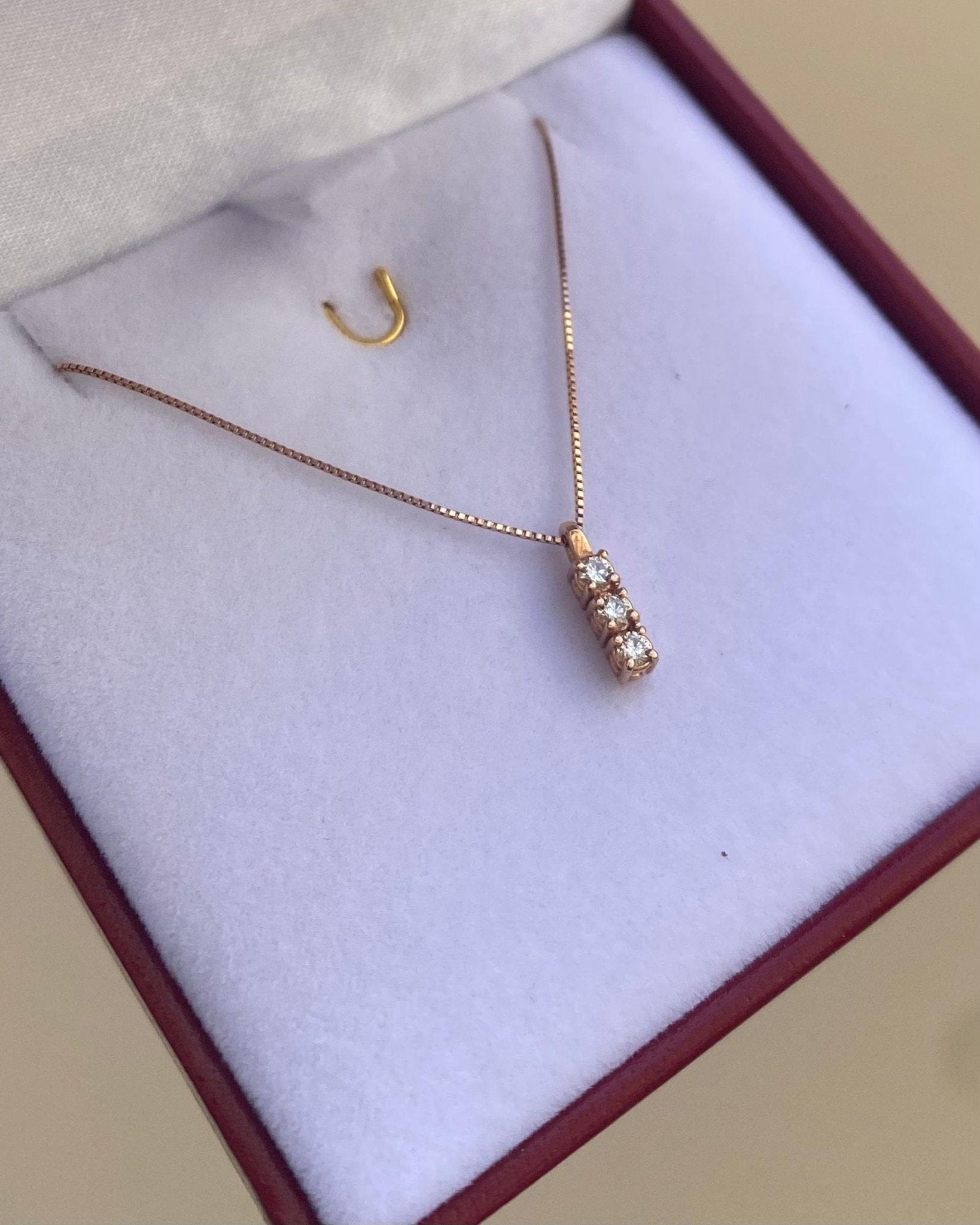 Collier Vintage Rivière Diamants "Nerida" - Elliade Paris