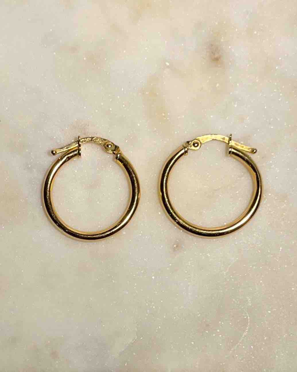 Créoles vintage en Or "Capucine" - Elliade Paris