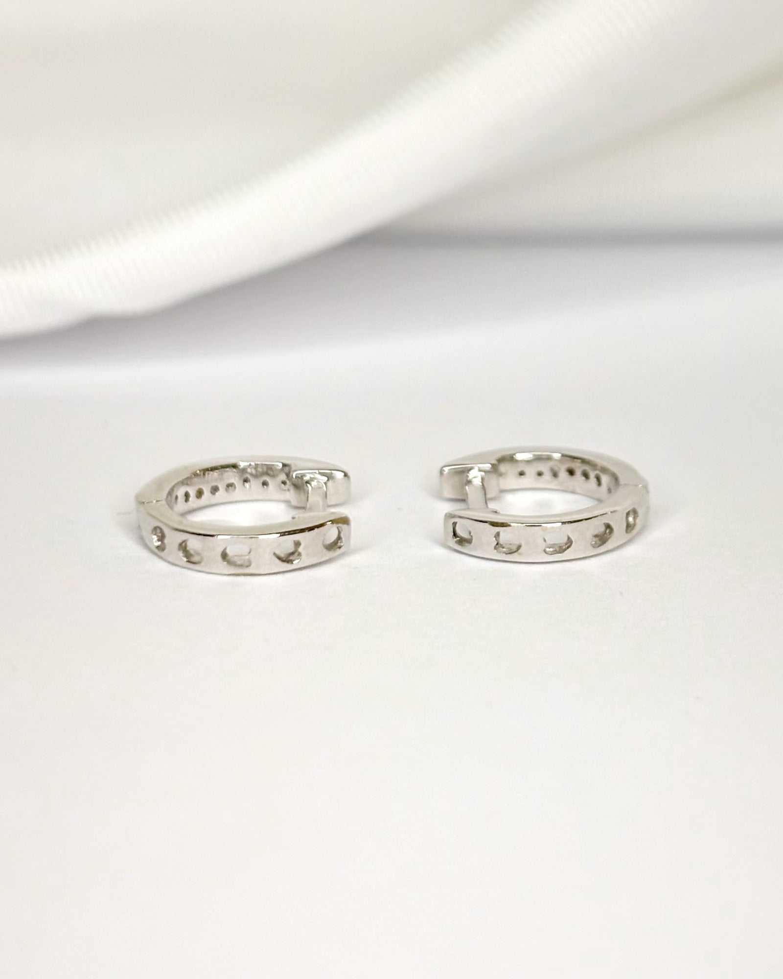 Créoles Diamants "Léna" - Elliade Paris