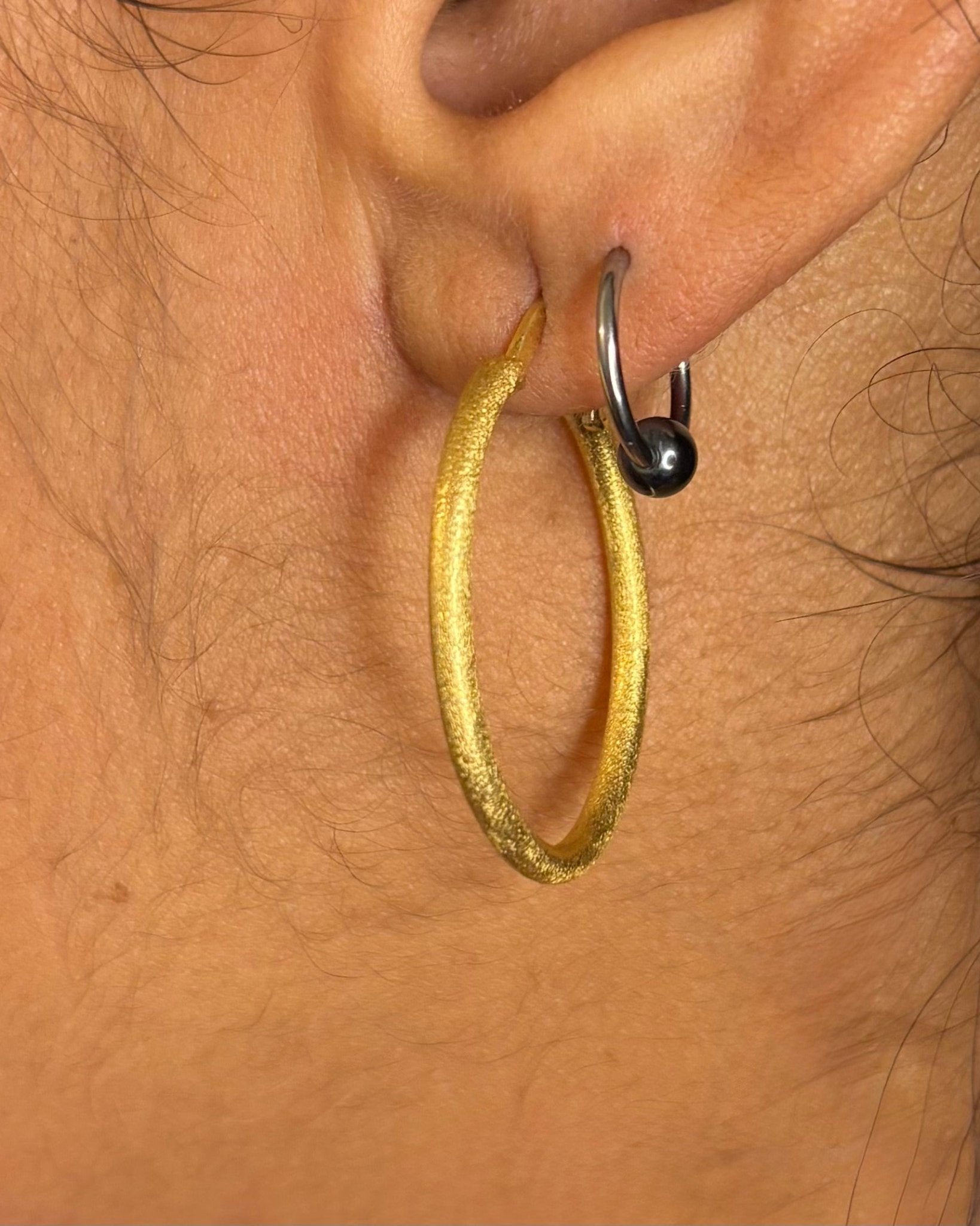 Créoles Or Jaune 18 carats 4.38g "Marie" - Elliade Paris