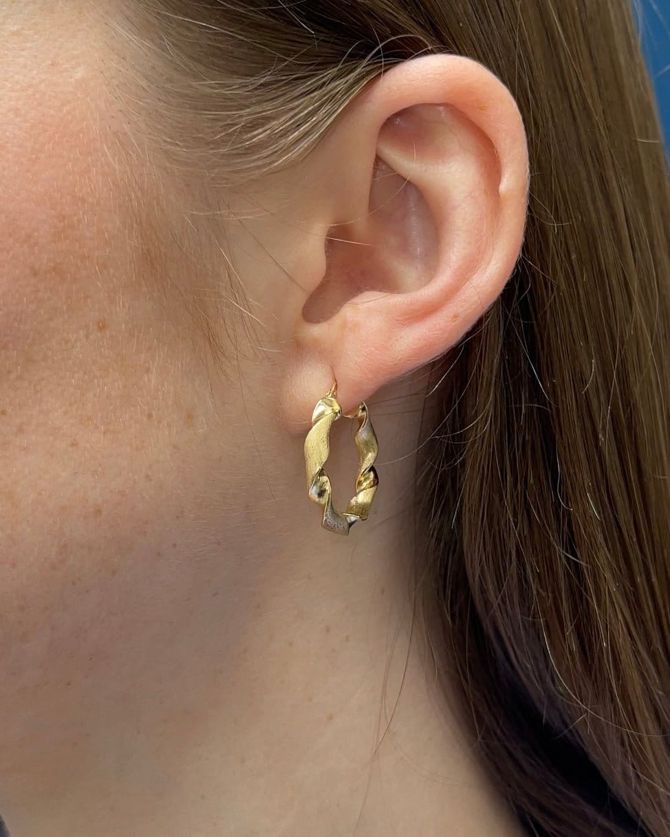 Créoles Or Jaune 18 carats “Althéa” - Elliade Paris