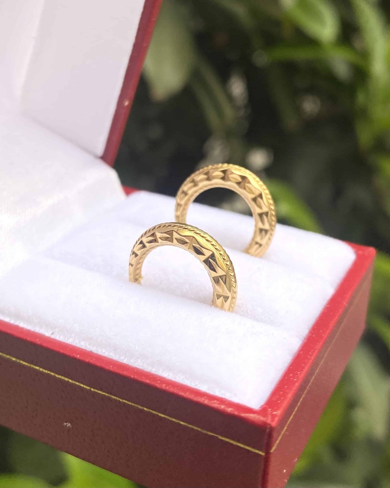 Créoles or jaune 18 carats "Asta" - Elliade Paris