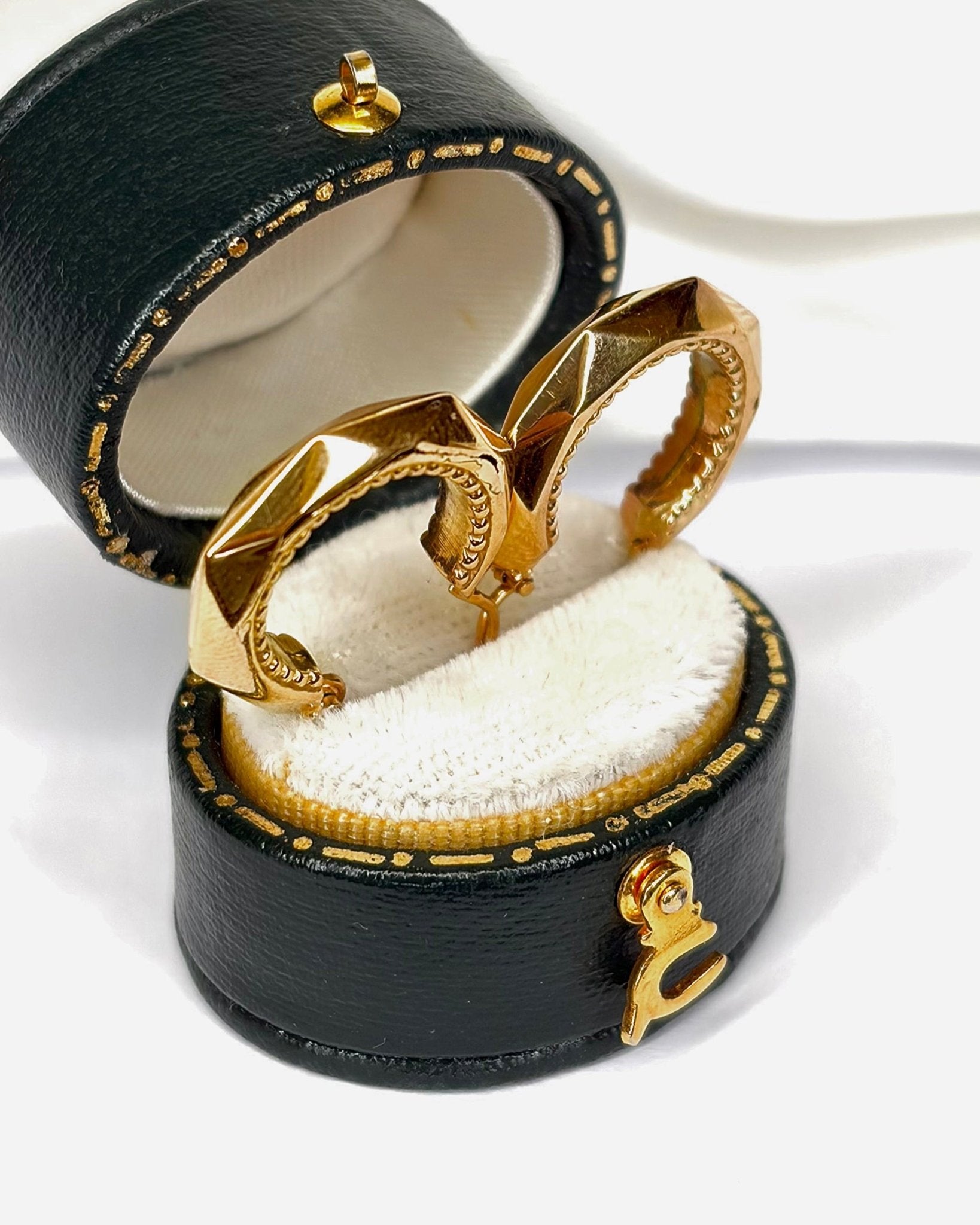 Créoles Or Jaune 18 carats "Johanna" - Elliade Paris