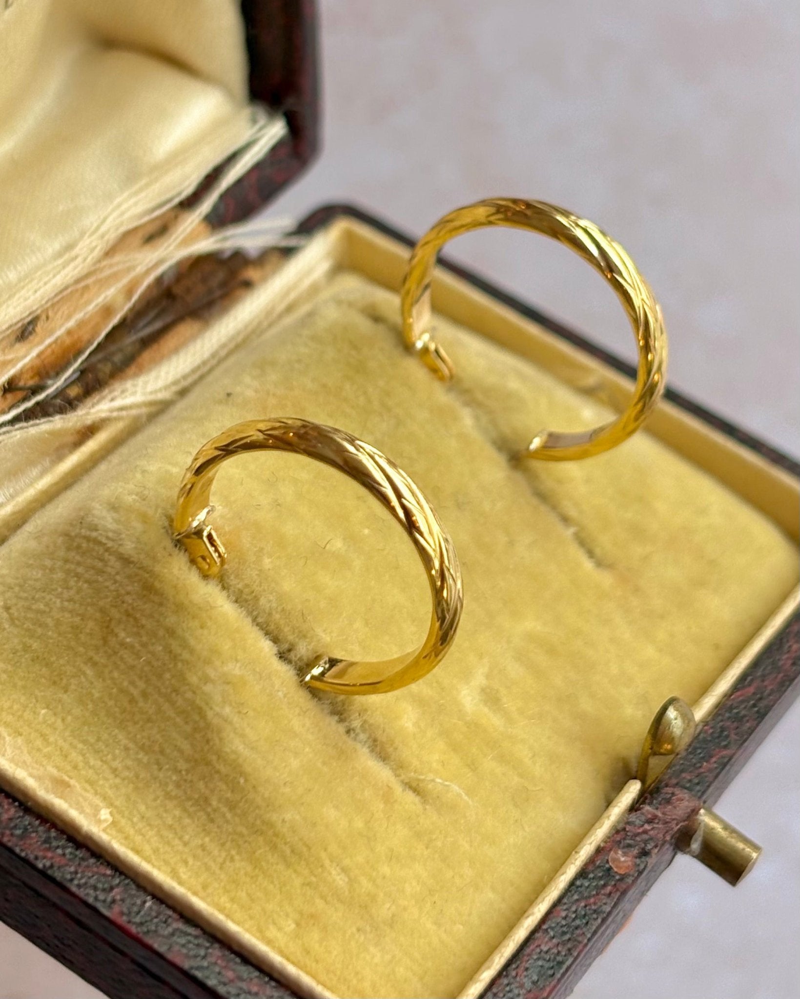 Créoles Or Jaune 18 carats "Salia" - Elliade Paris