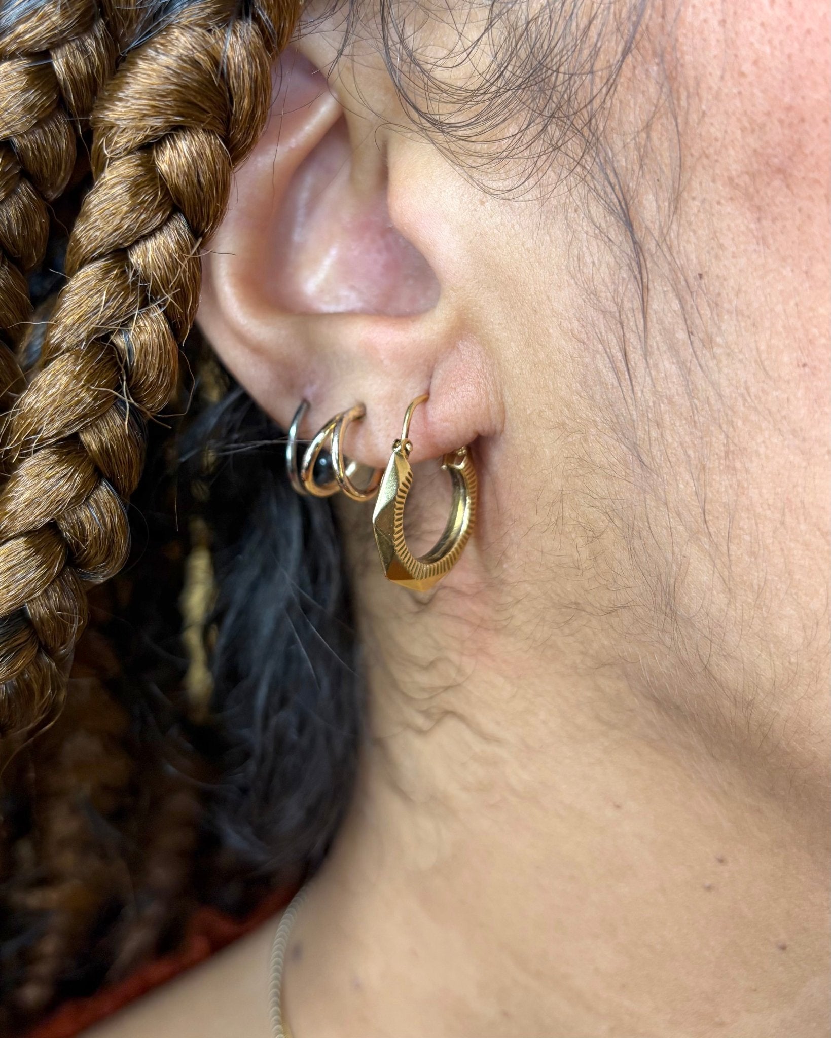 Créoles Or Jaune 18 carats "Sarah" - Elliade Paris