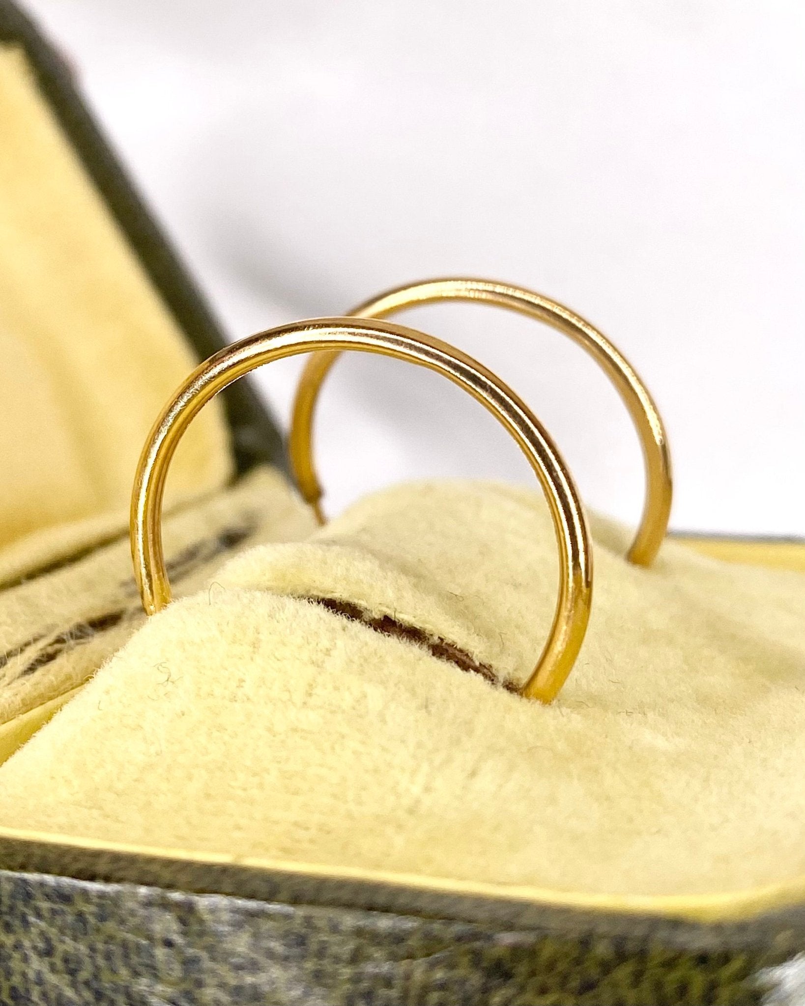 Créoles Or Jaune "Coline" - Elliade Paris