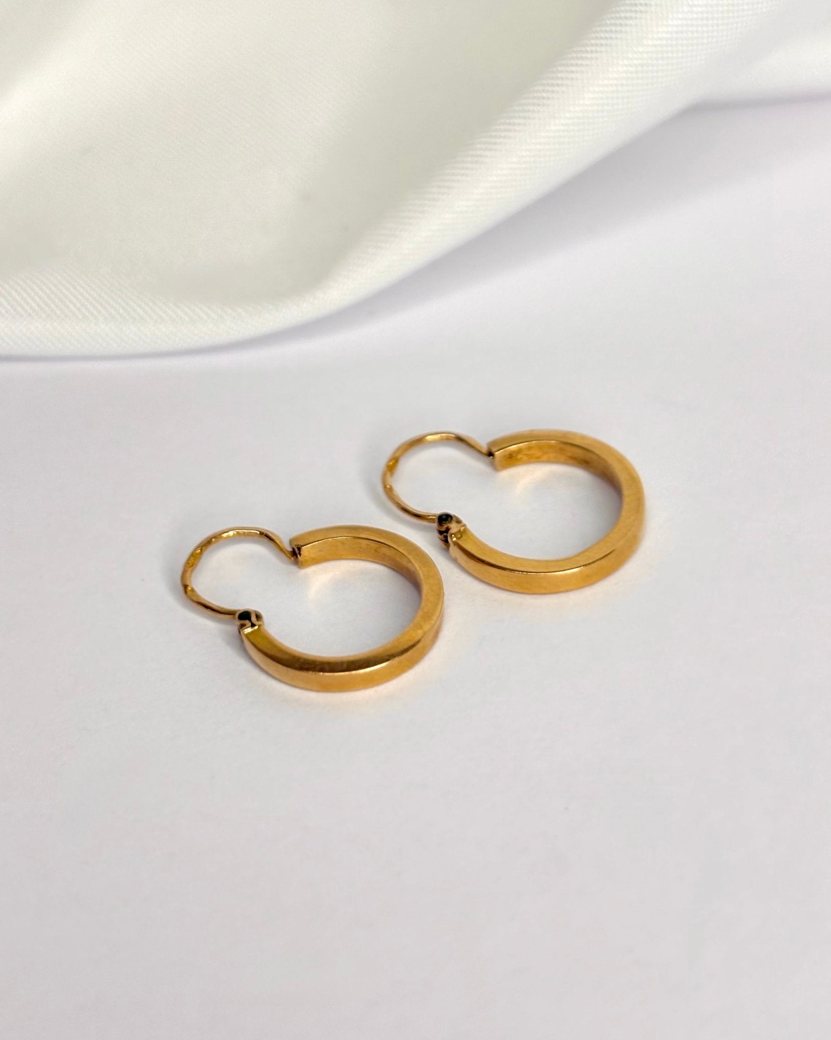 Créoles Or Jaune "Cora" - Elliade Paris