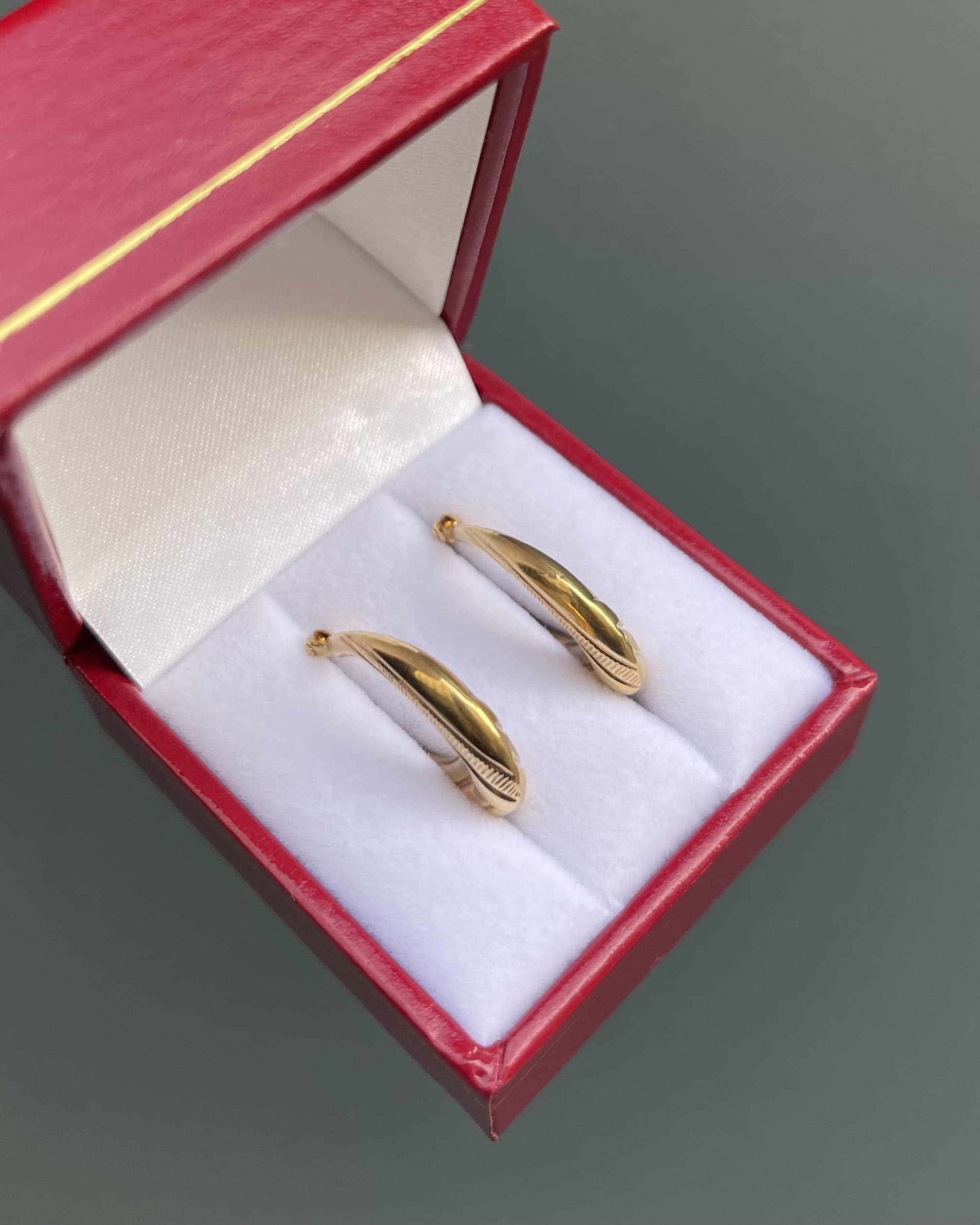 Créoles Vintage Or 18 carats "Simone" - Elliade Paris