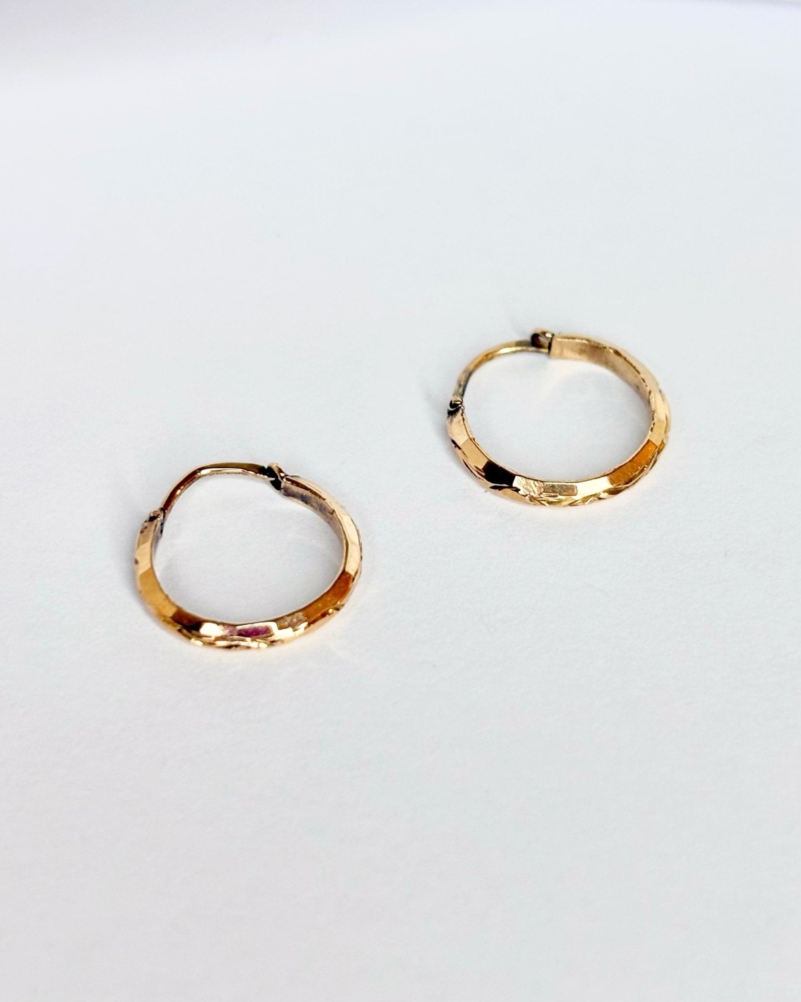 Créoles Or Rose 18 carats "Selma" - Elliade Paris