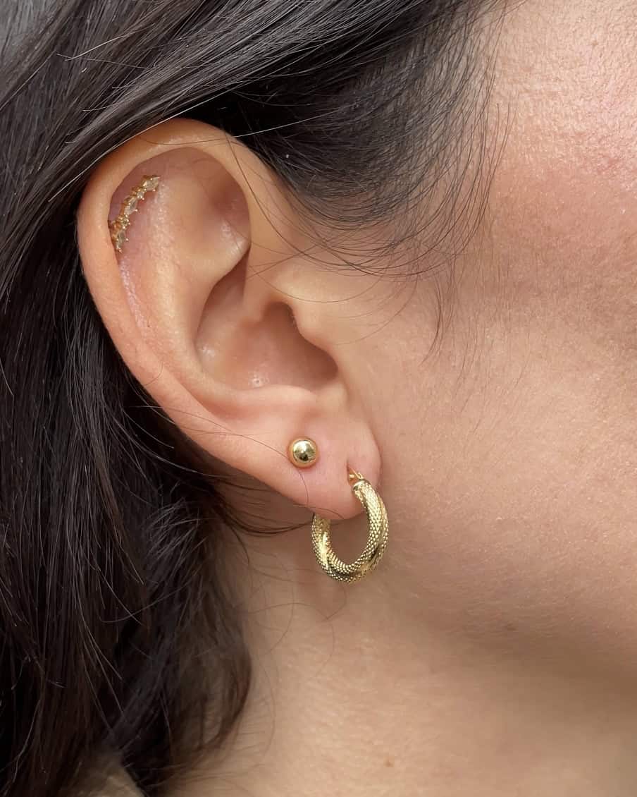 Créoles vintage Or jaune "Slane"