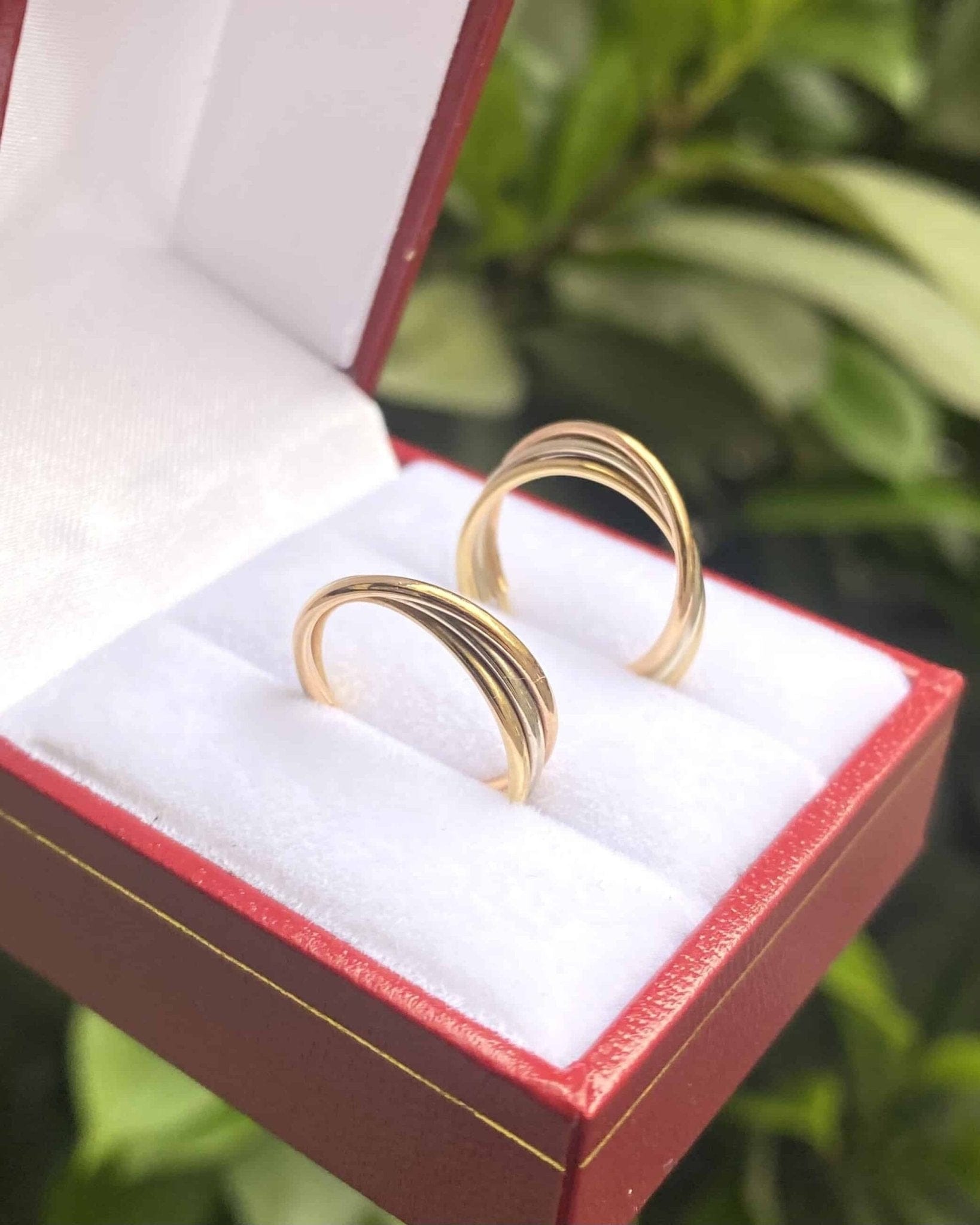 Créoles torsadées Trois Ors "Freja" - Elliade Paris