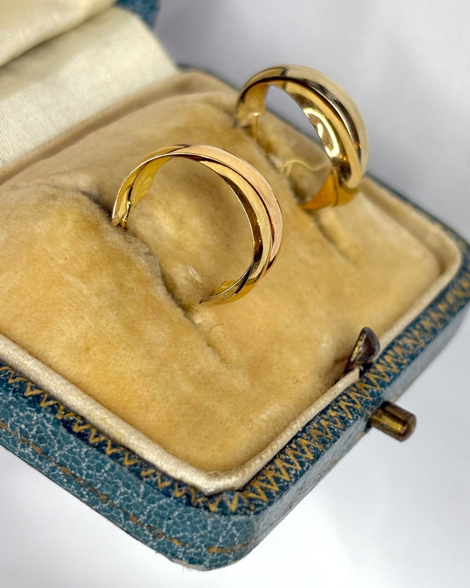 Créoles Trois Ors 18 carats "Ézia" - Elliade Paris