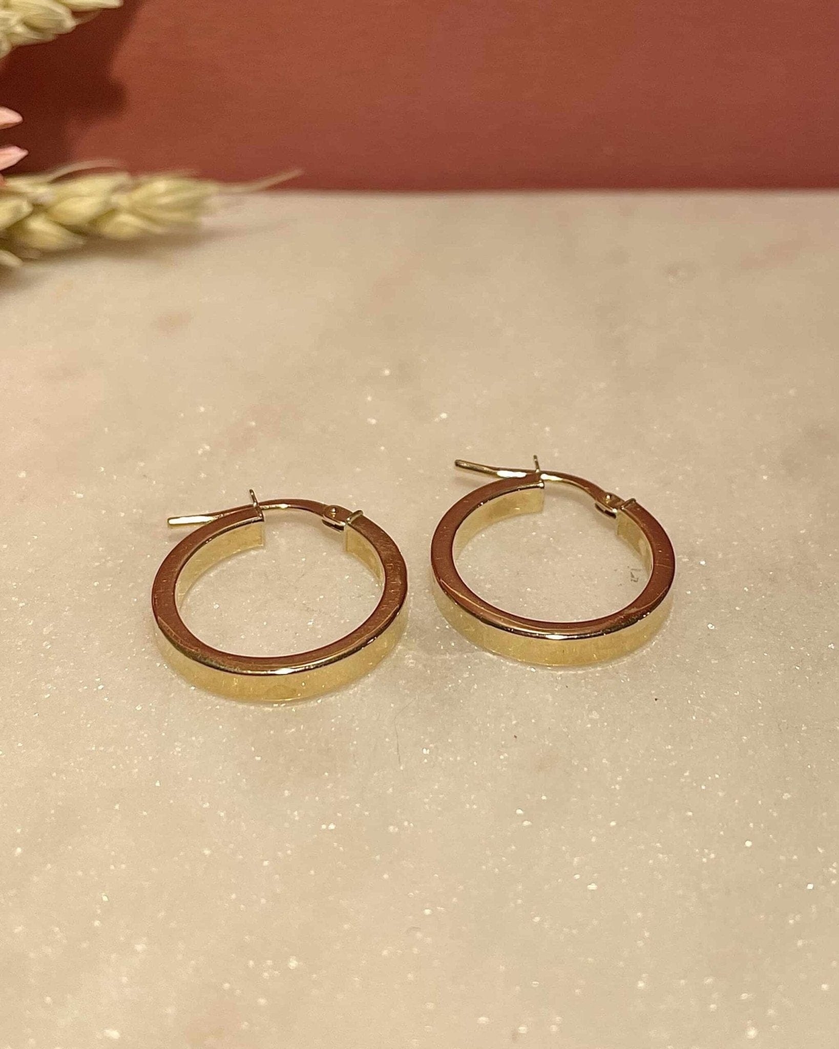 Créoles Vintage en Or Jaune 18 carats "Annabelle" - Elliade Paris