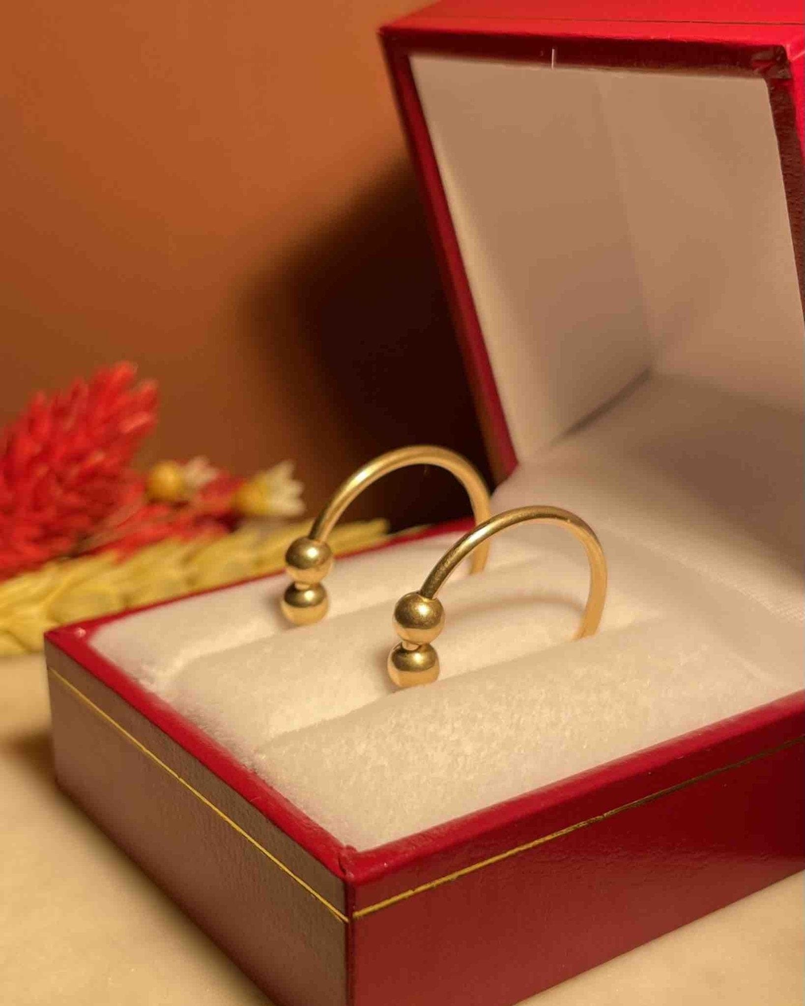 Créoles vintage en Or "Sybelle" - Elliade Paris