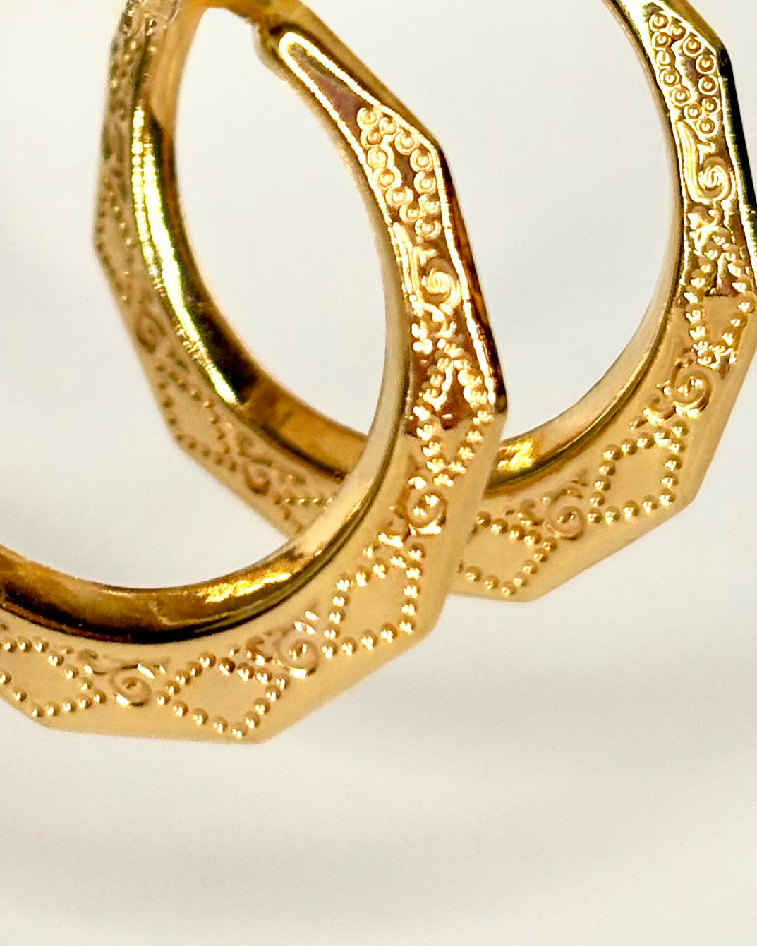 Créoles Or Jaune "Énola"