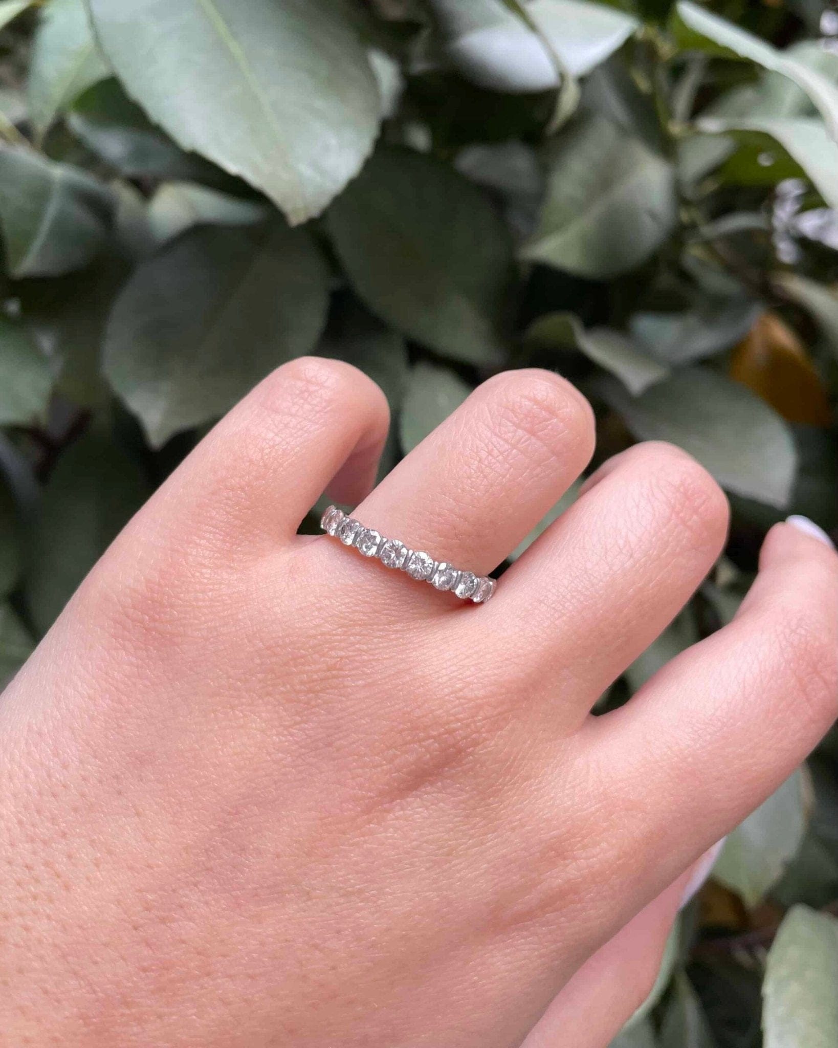 Demi - Alliance 10 Diamants 1 carat "Prune" - Elliade Paris