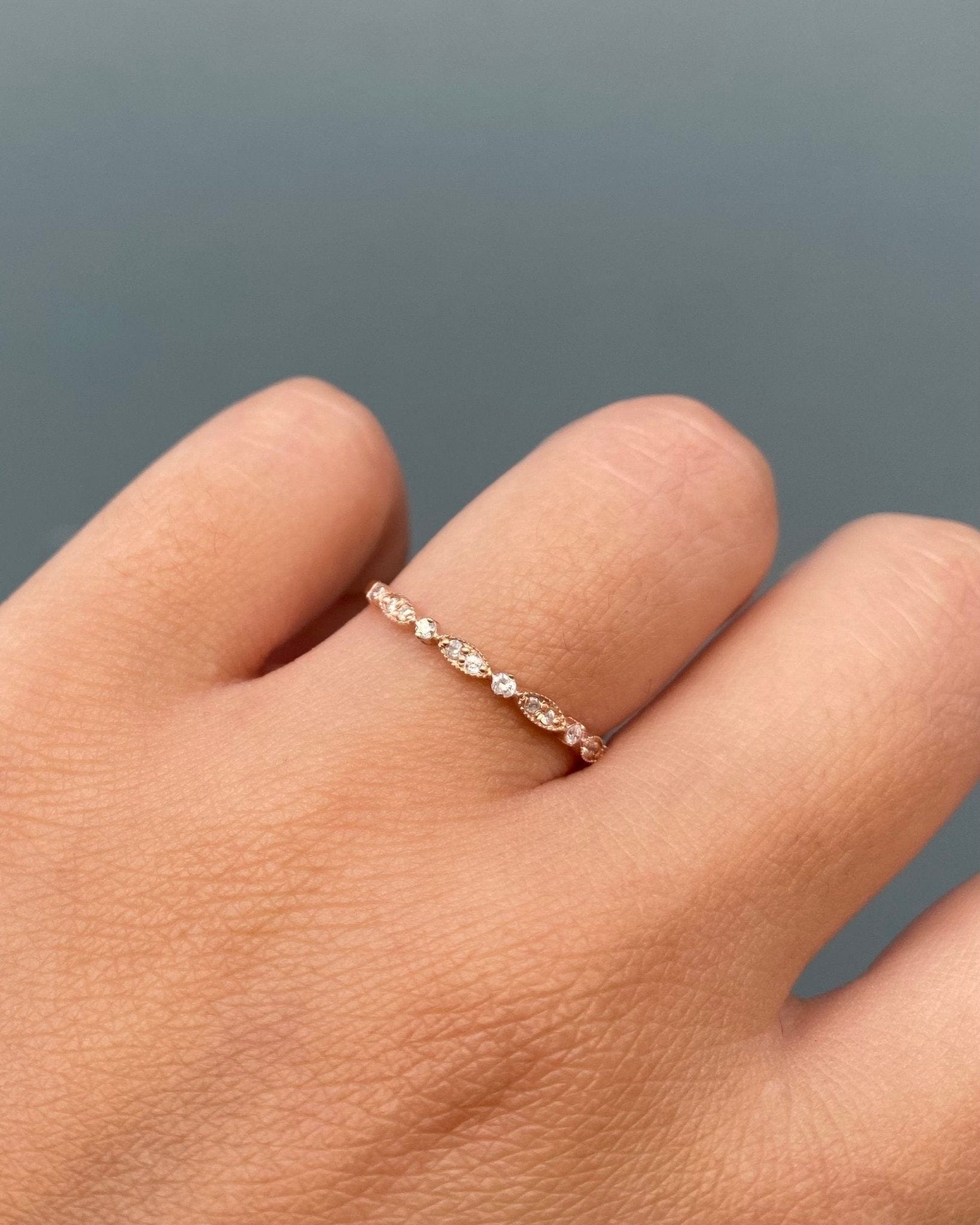 Demi - alliance 13 Diamants "Arielle" - Elliade Paris