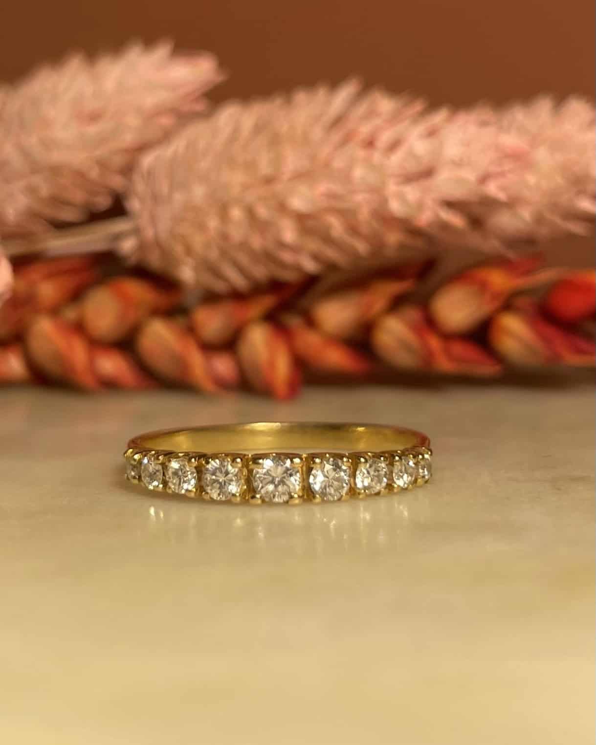 Demi - Alliance 9 Diamants "Brooke" - Elliade Paris