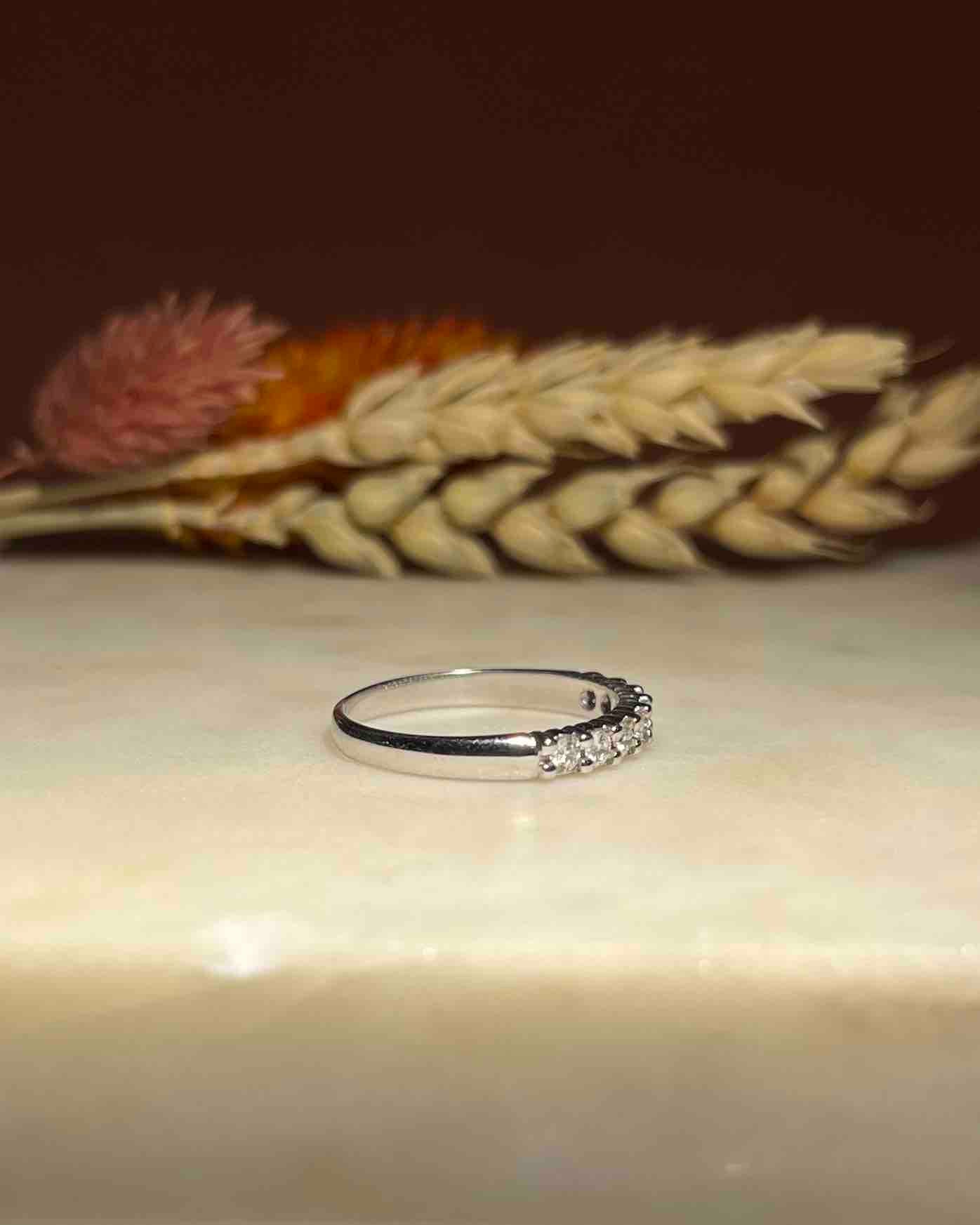 Demi - alliance Américaine diamants "Dores" - Elliade Paris