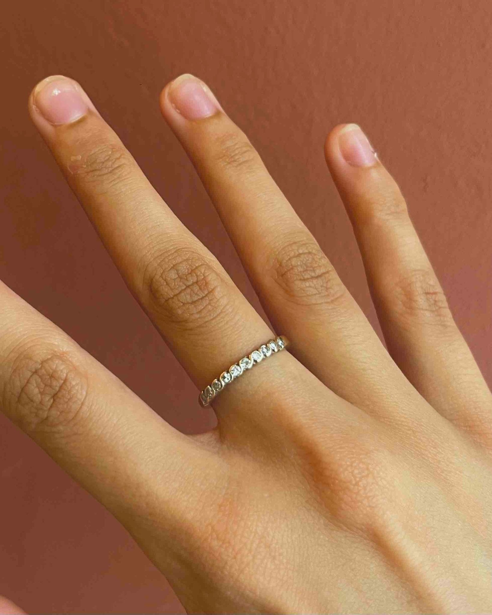 Demi - alliance Américaine diamants "Horcila" - Elliade Paris