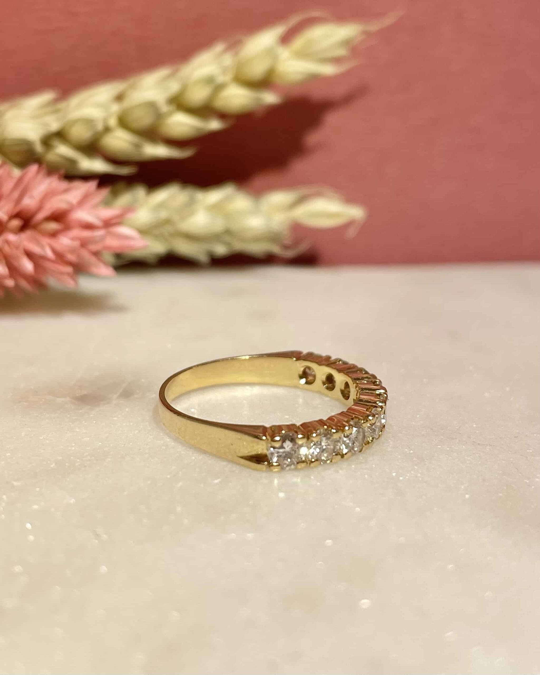 Demi Alliance Diamants 0.90 carat "Daniela" - Elliade Paris