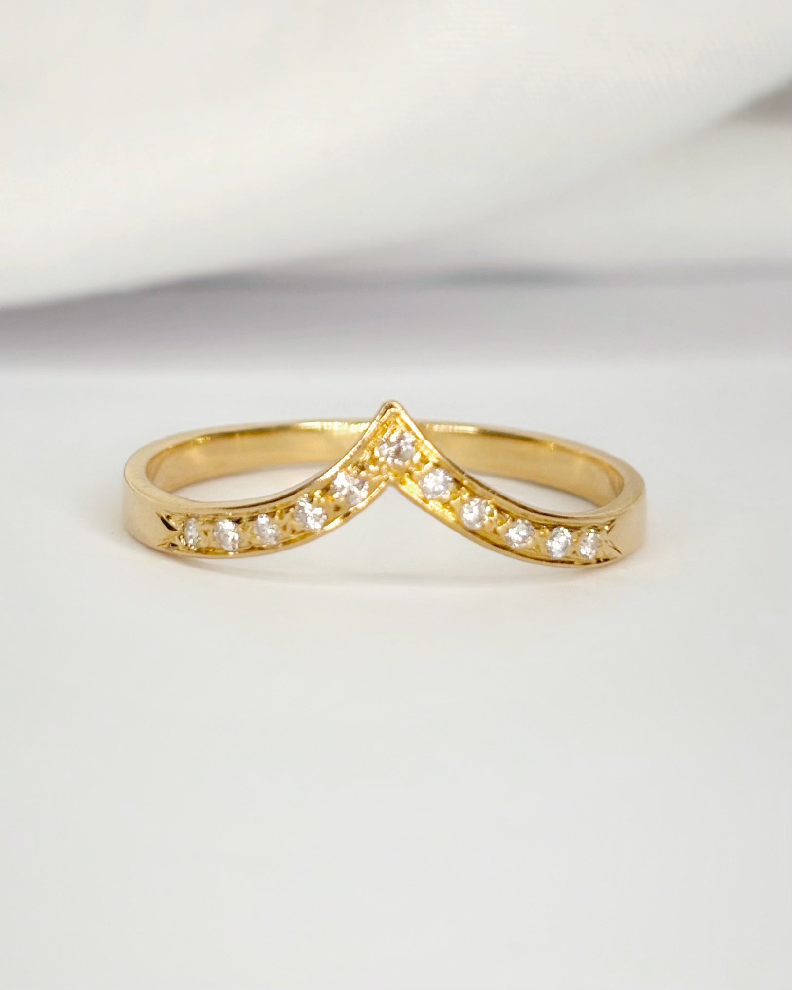 Demi Alliance Diadème Diamants 2.4 mm "Elena" - Elliade Paris