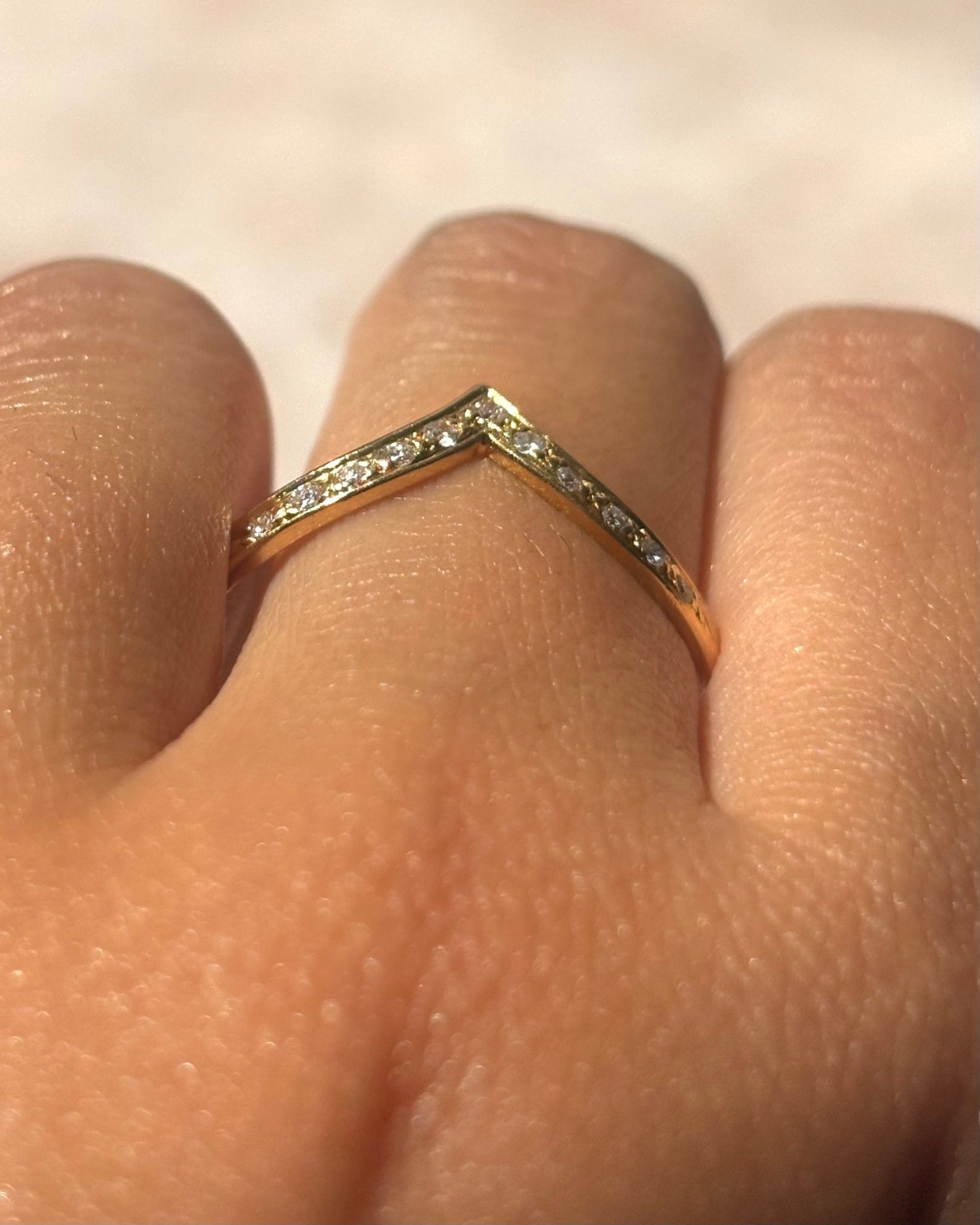 Demi Alliance Diadème Diamants 2.4 mm "Elena" - Elliade Paris