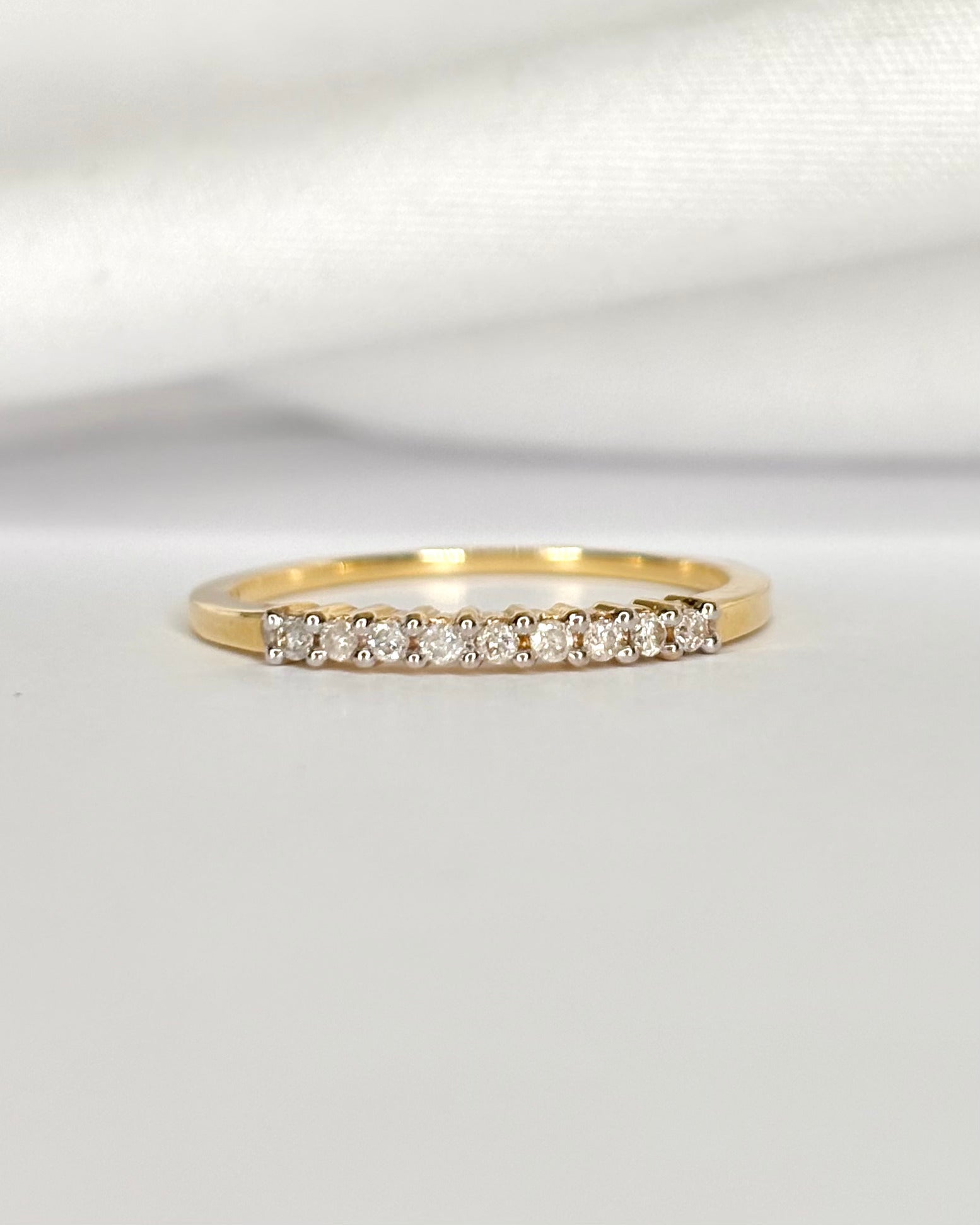 Demi-Alliance Diamants 0.2 mm "Madison" - Elliade Paris