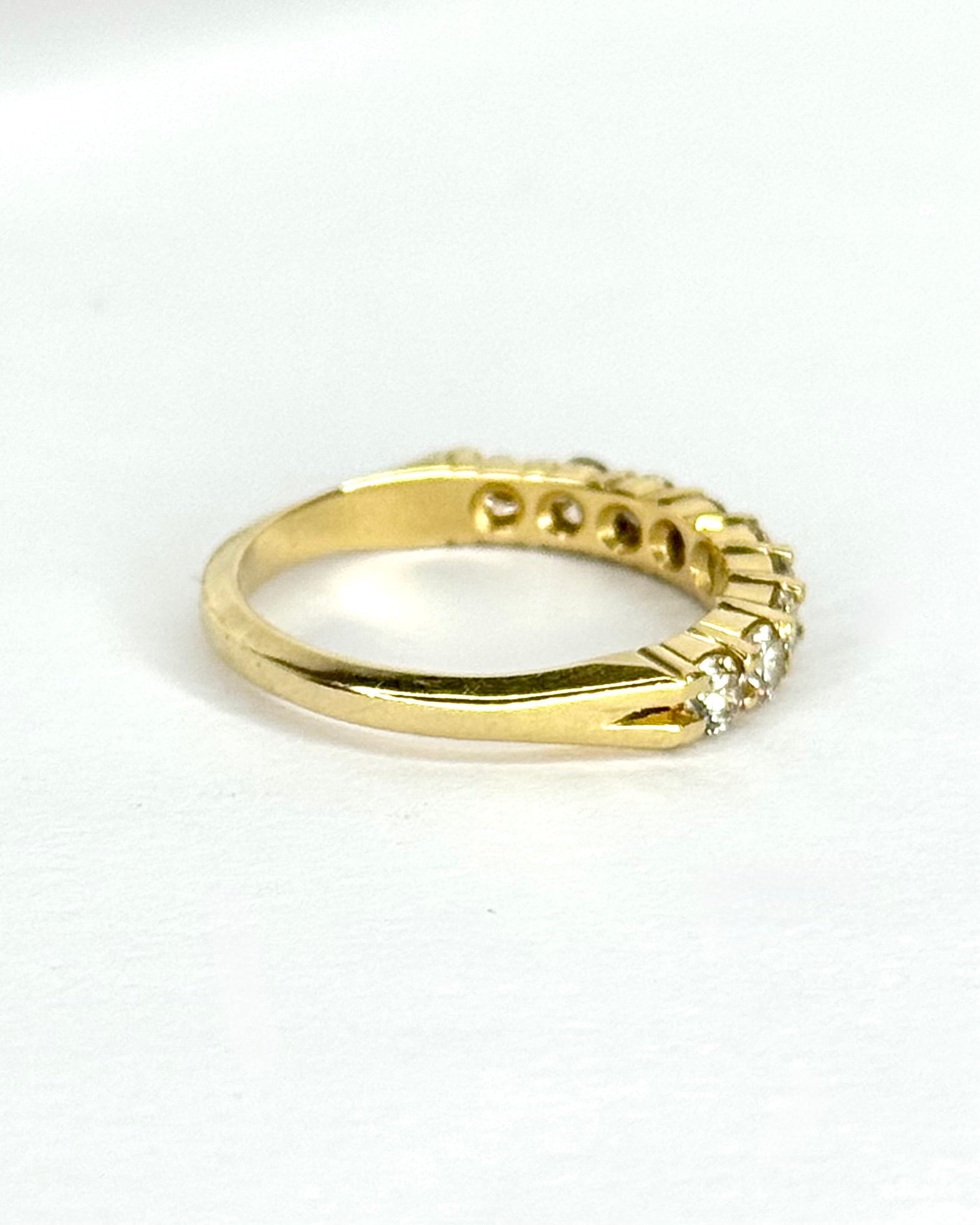 Demi-alliance Diamants 0.45 carat 2.5mm "Aloïse" - Elliade Paris