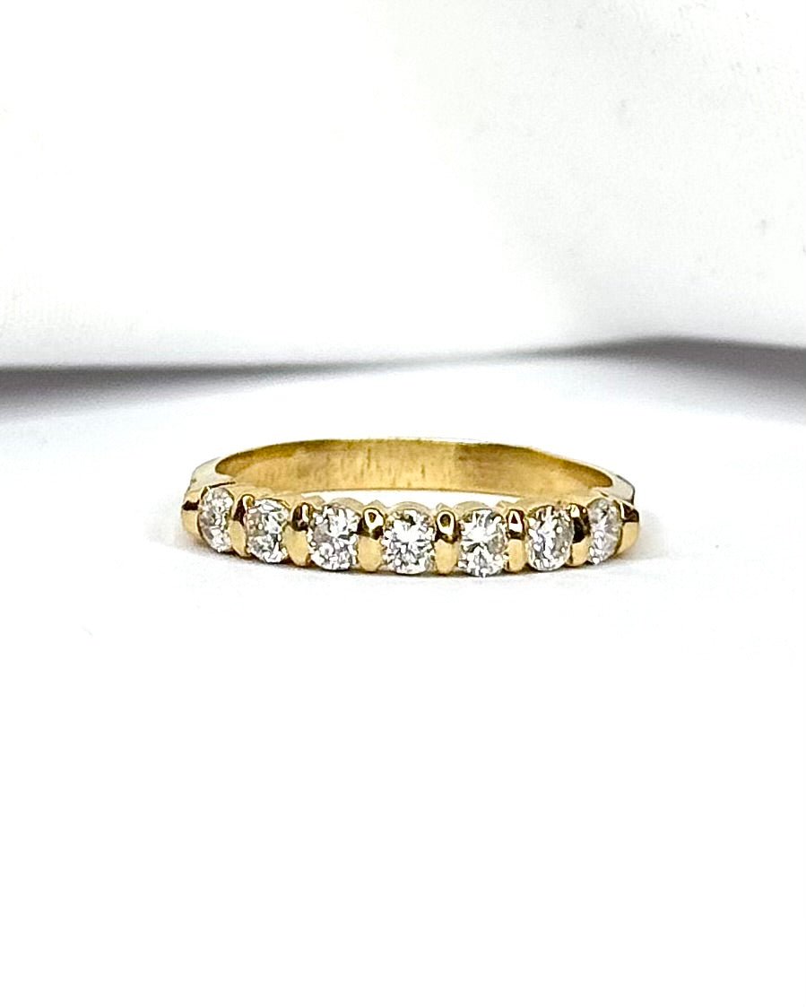 Demi-Alliance Diamants 0.49 carat "Irina" - Elliade Paris