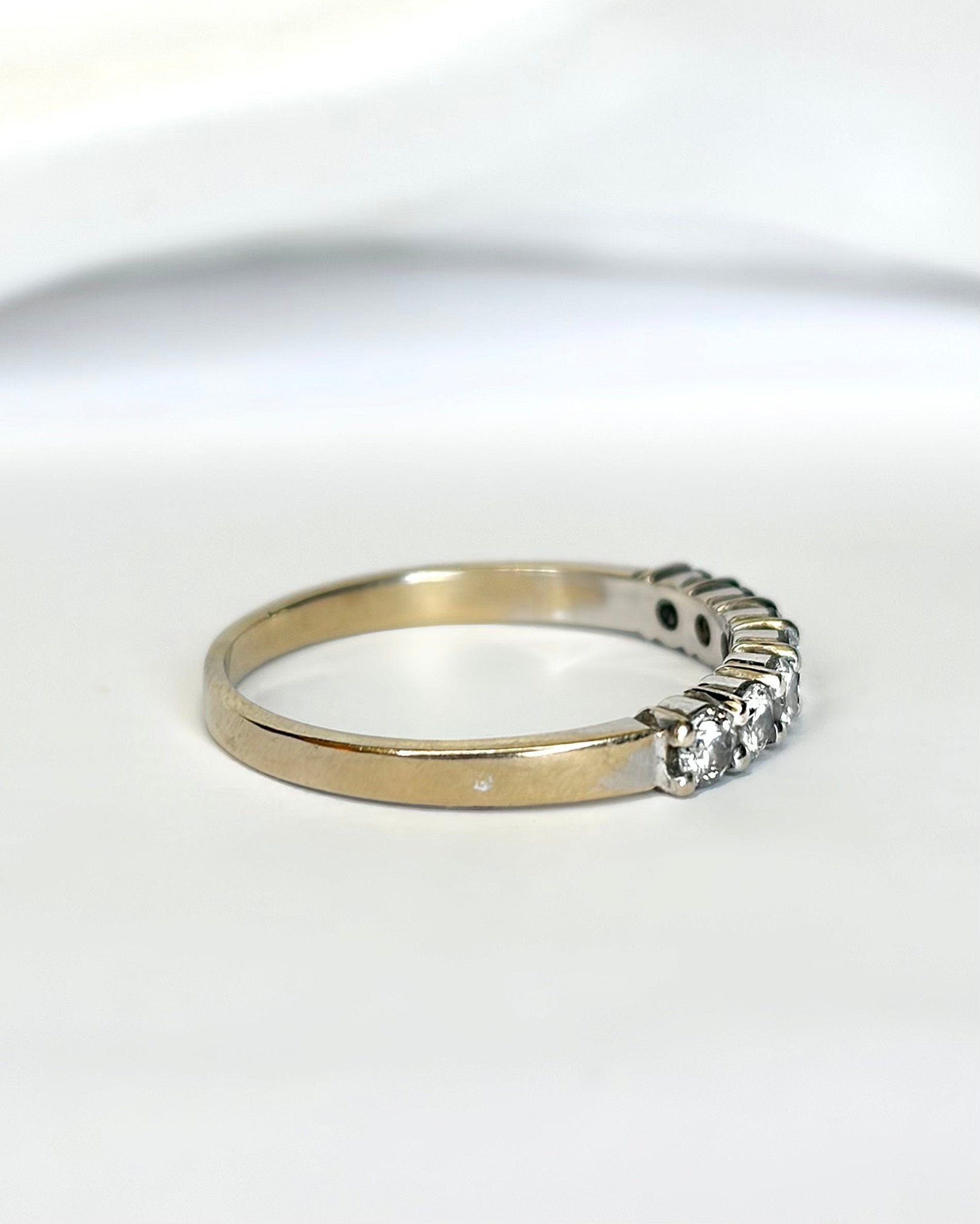 Demi-Alliance Diamants 0.49 carat "Lola" - Elliade Paris